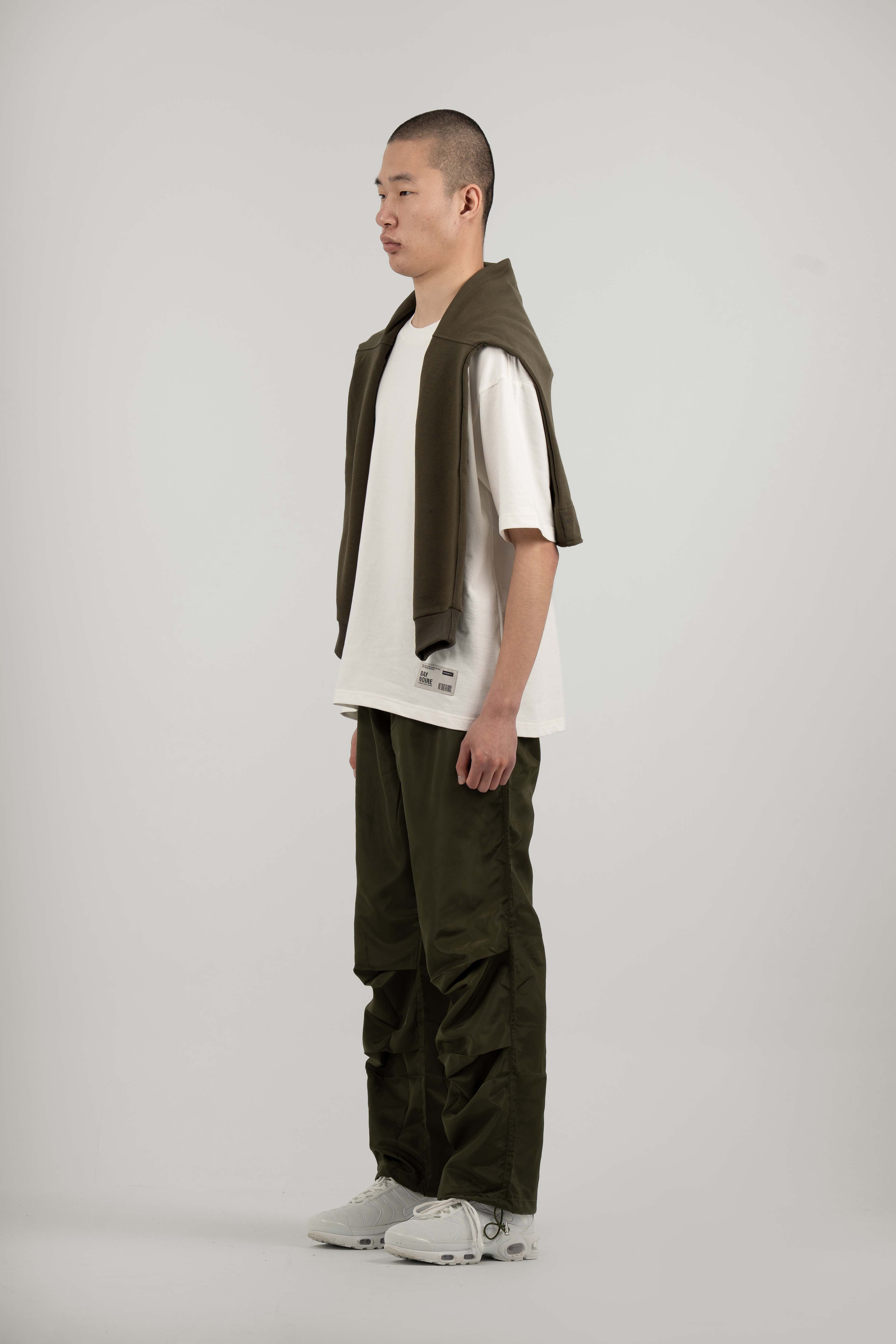 Olive Parachute Pants V2