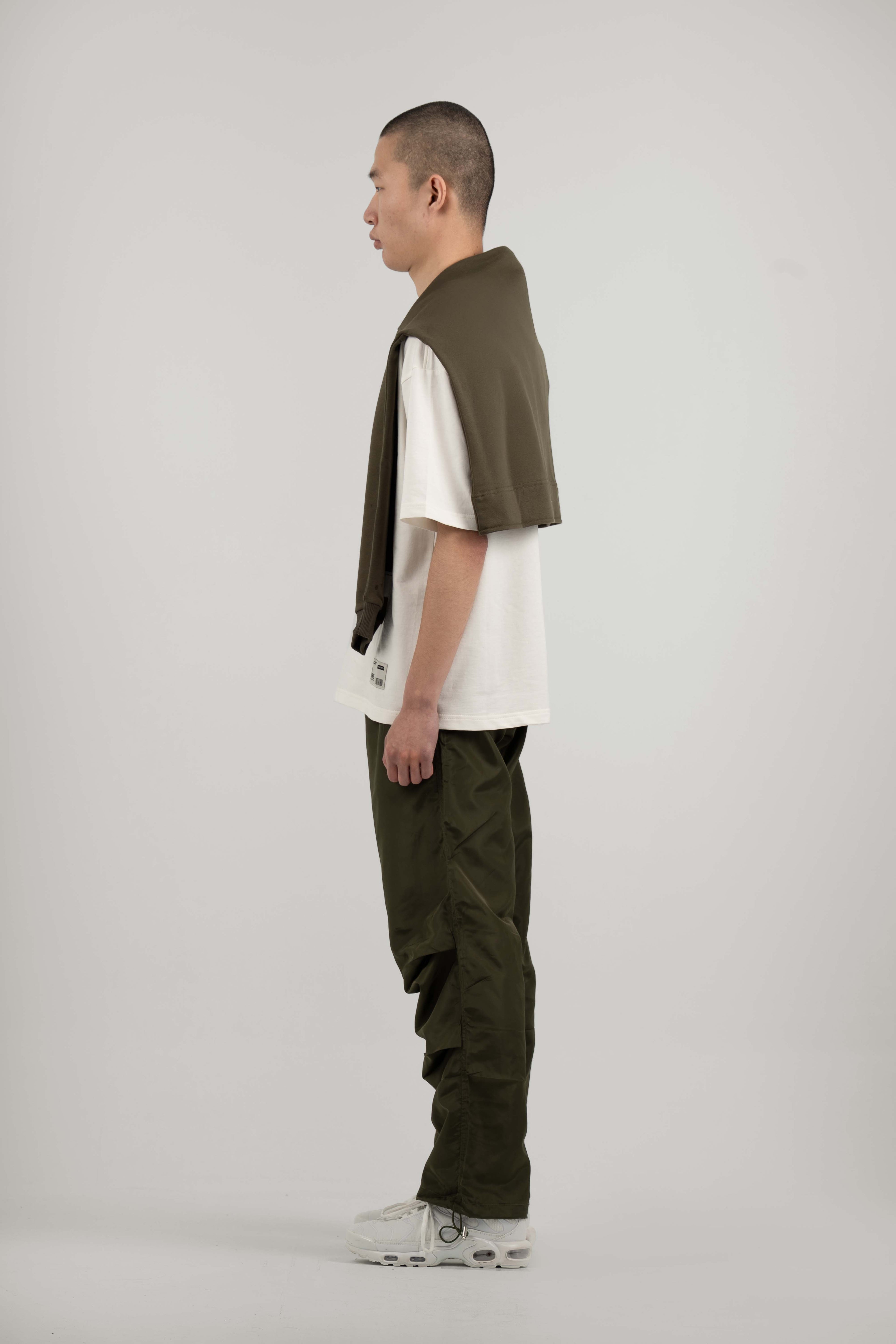 Olive Parachute Pants V2