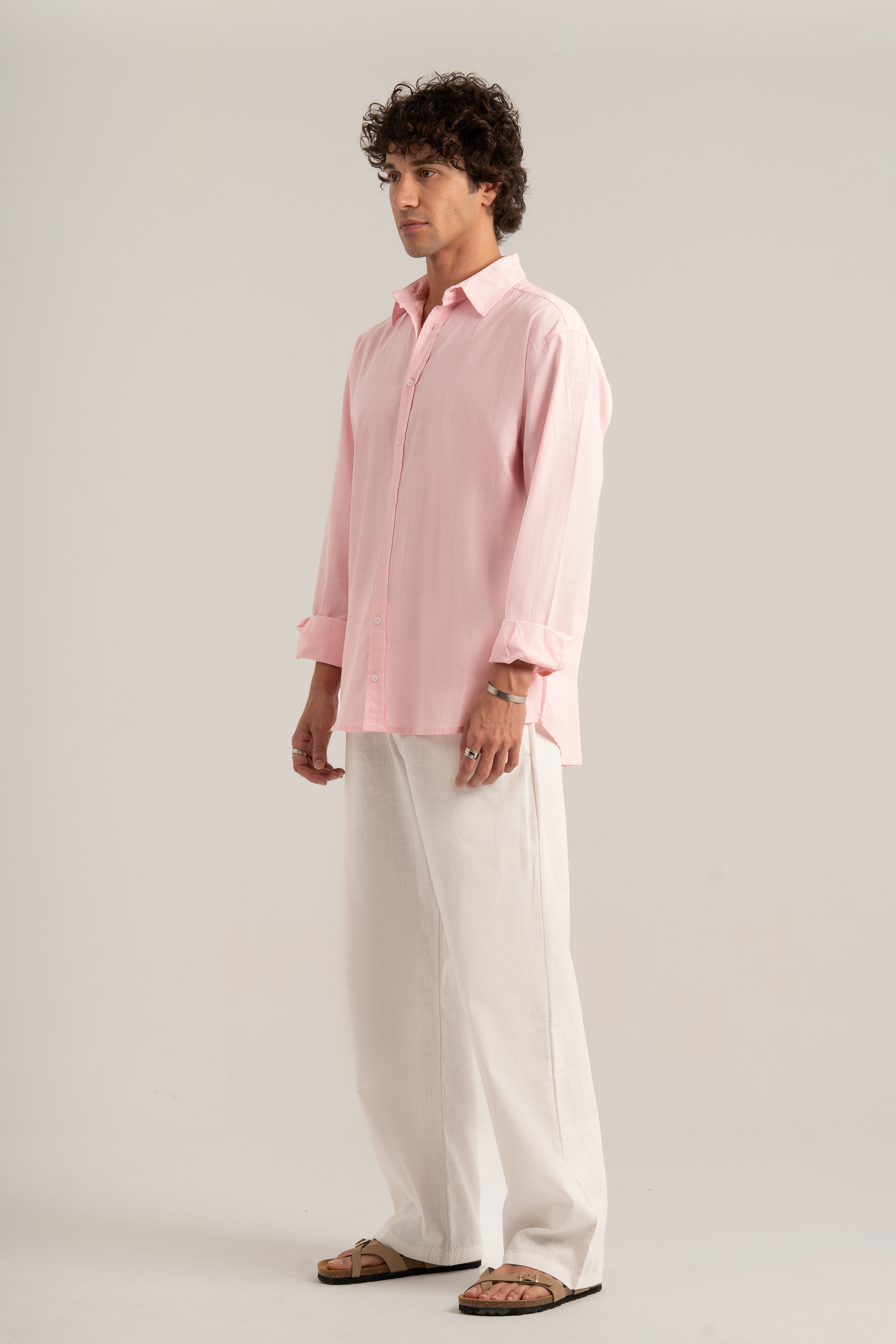 Pink C-Linen Shirt
