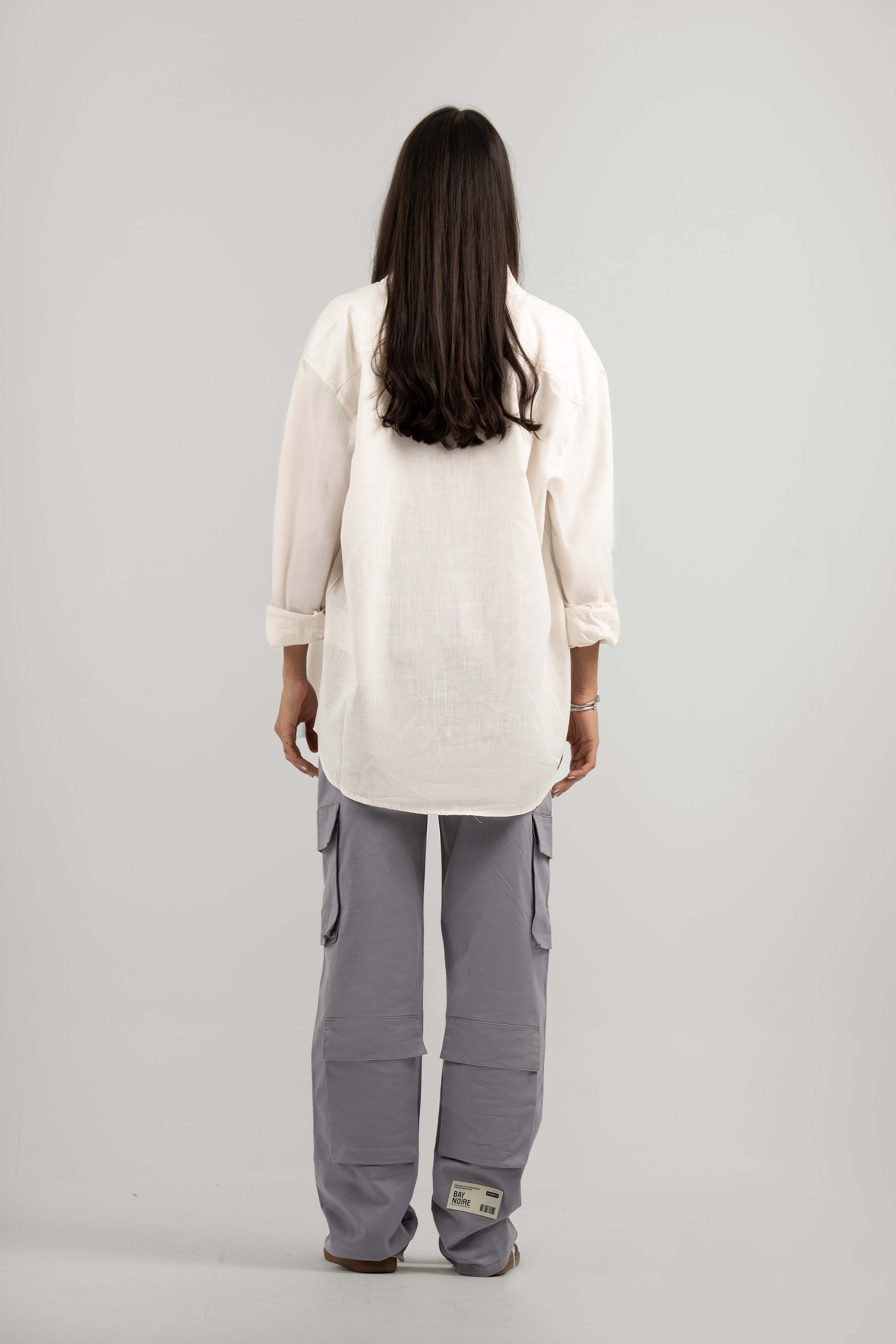 Grey Core Cargo Pants