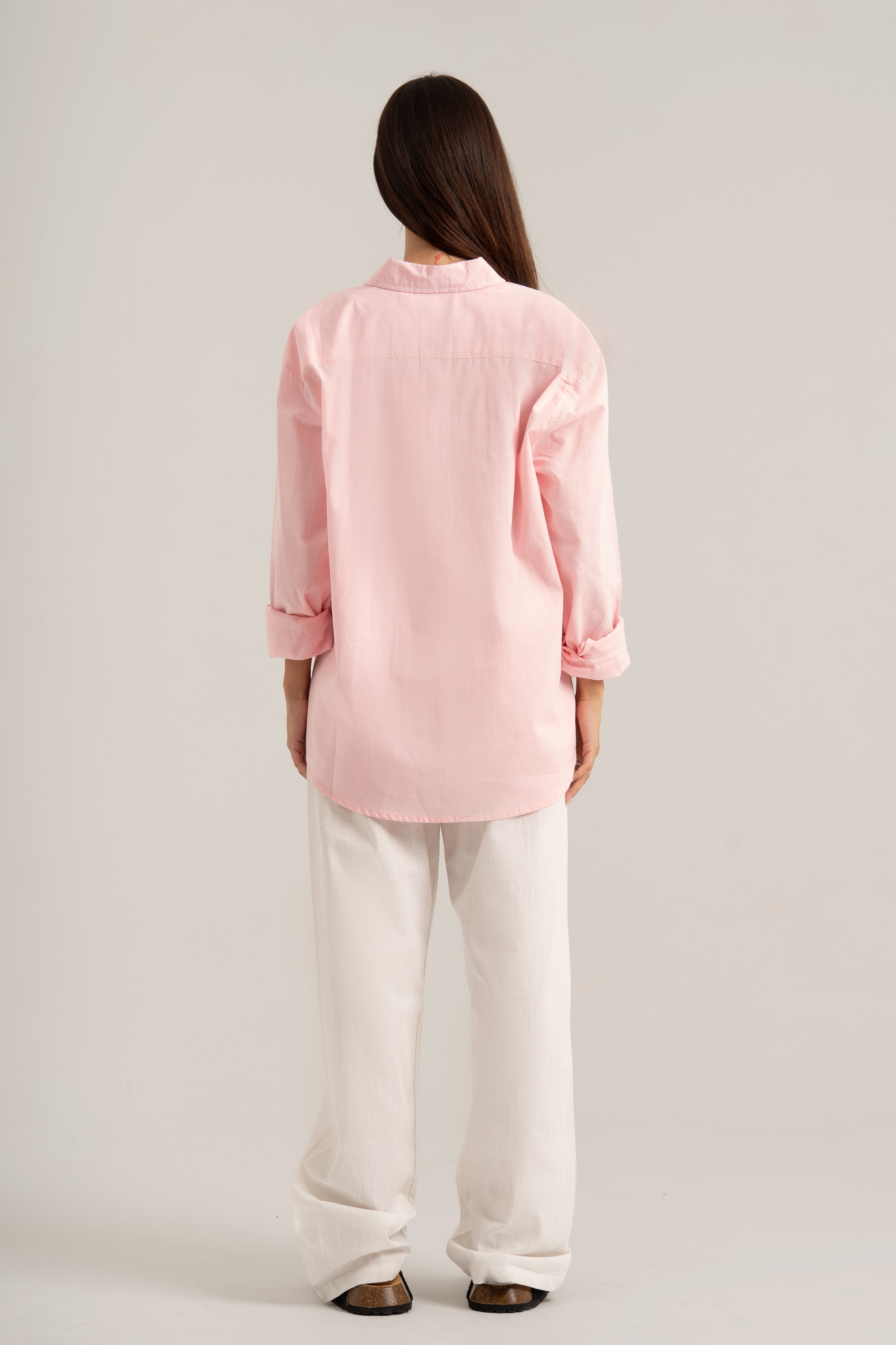 Pink C-Linen Shirt