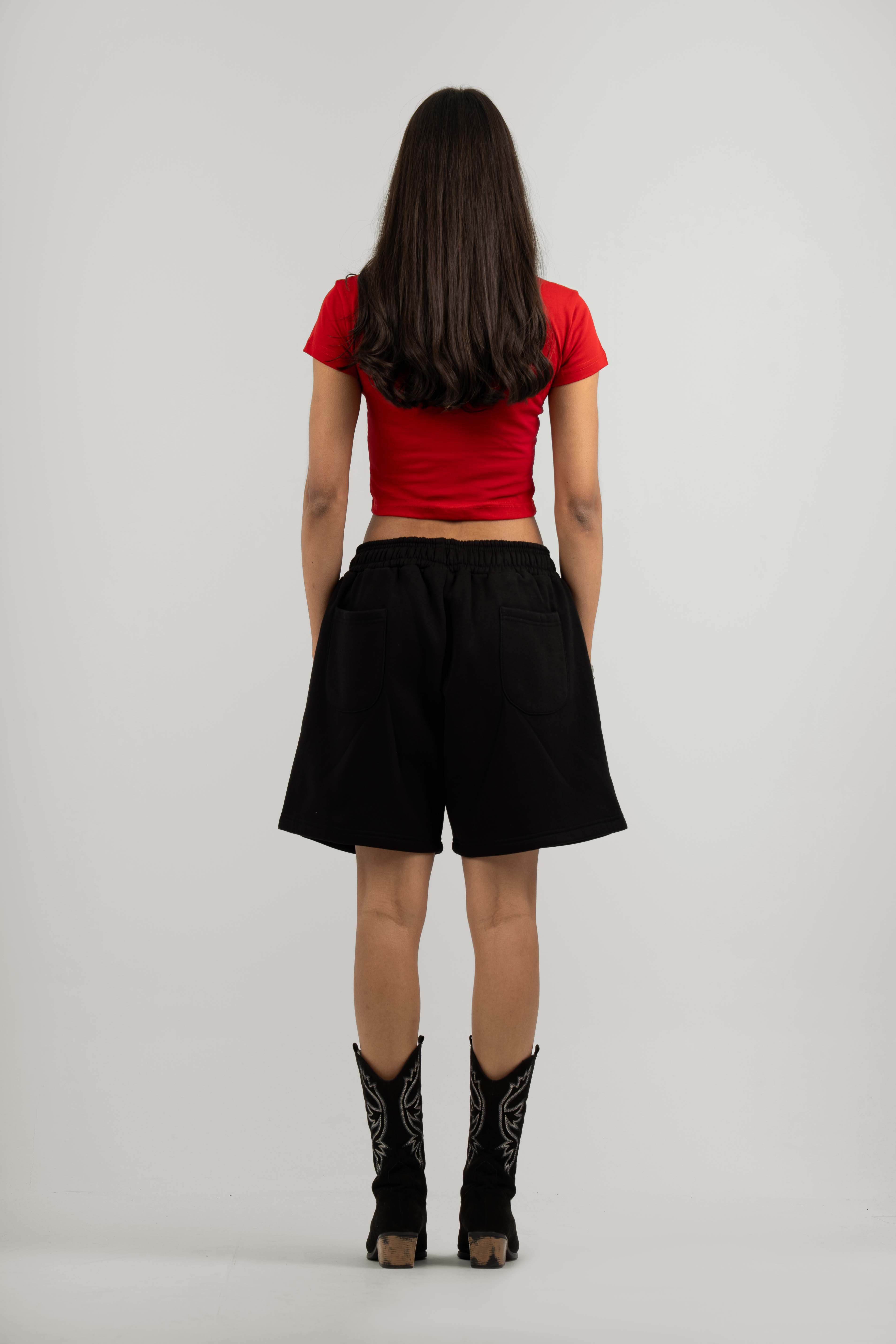 Black Logo PL Sweatshorts