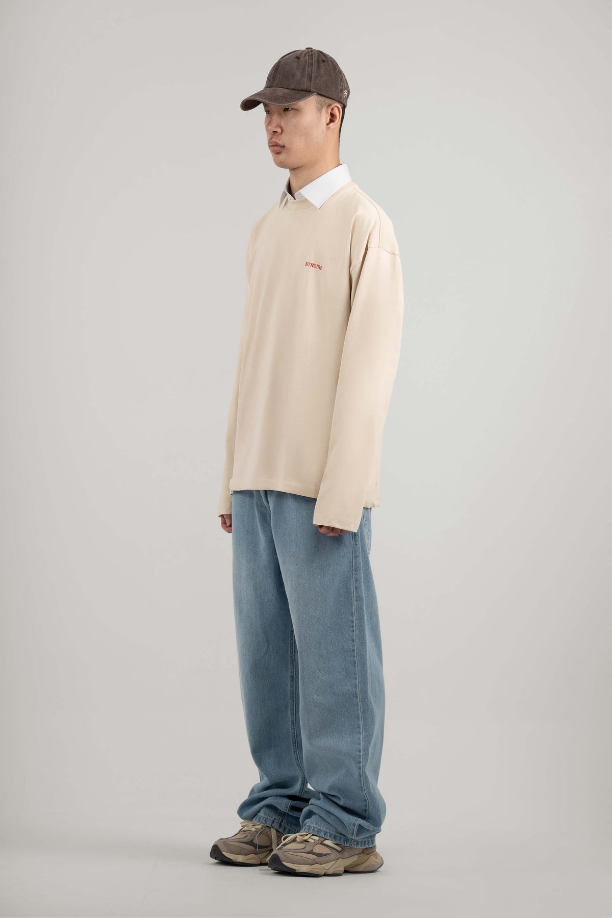 Cream Logo PL Long-sleeved T-shirt