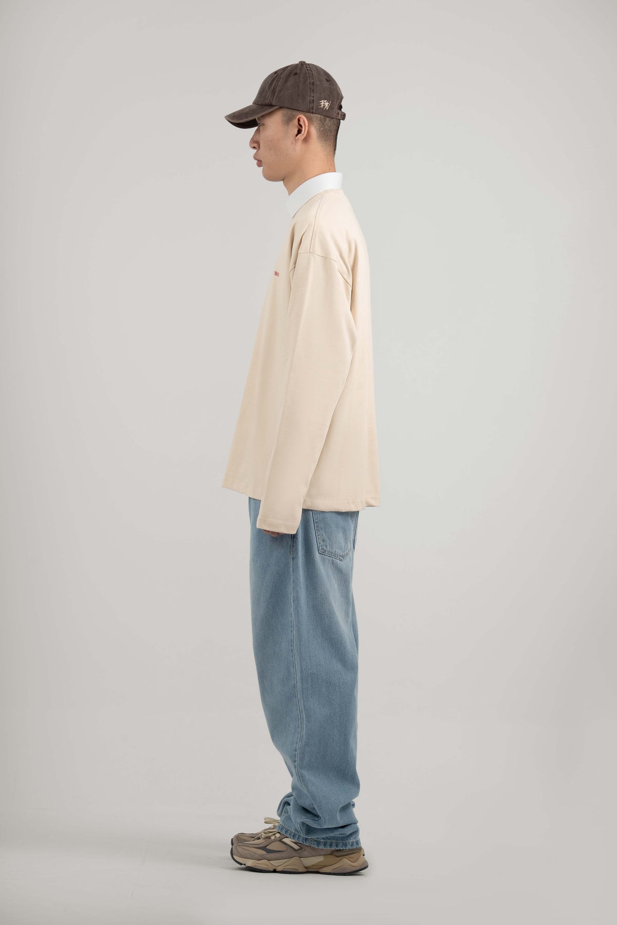 Cream Logo PL Long-sleeved T-shirt