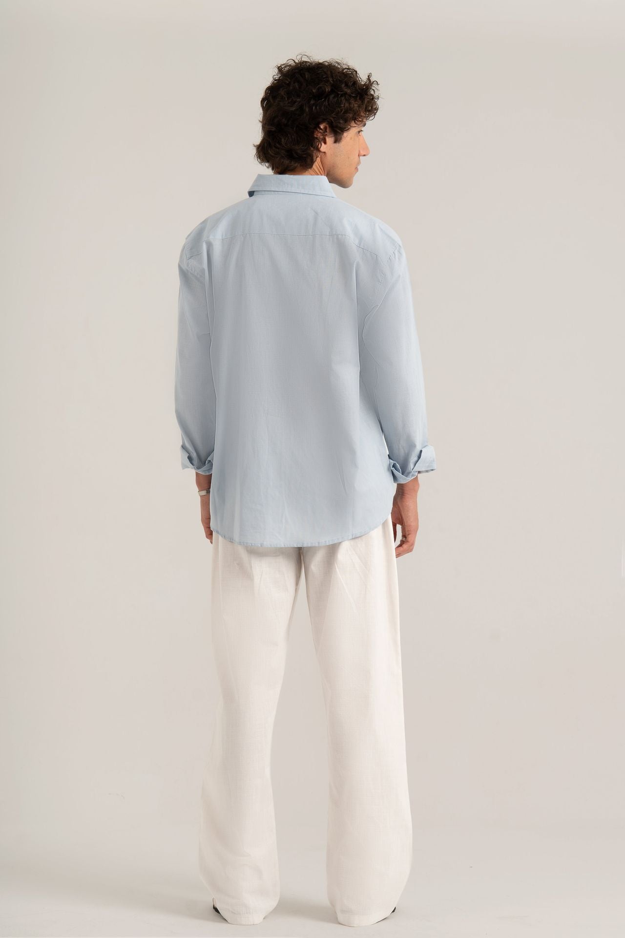 Baby Blue C-Linen Shirt
