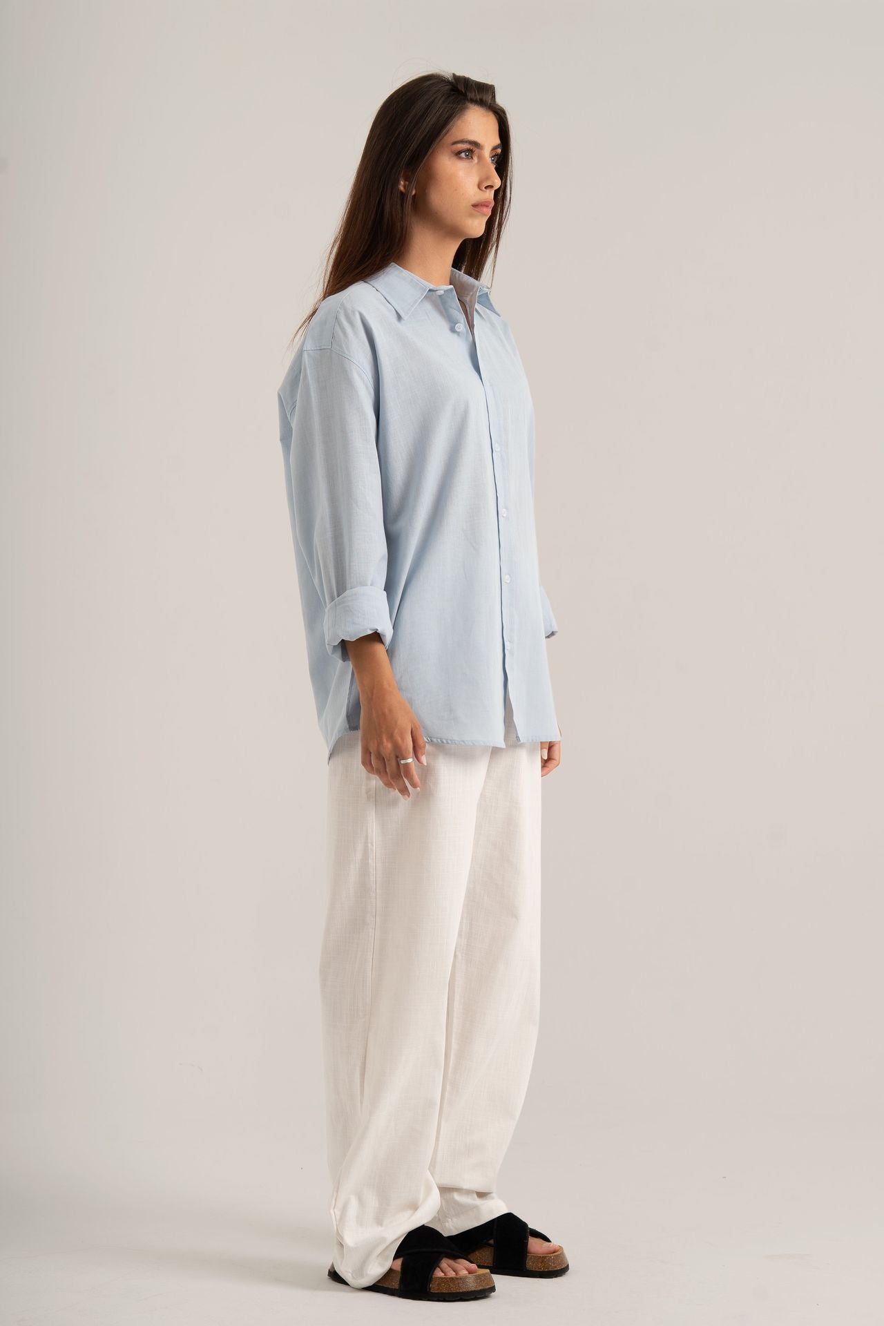 Baby Blue C-Linen Shirt