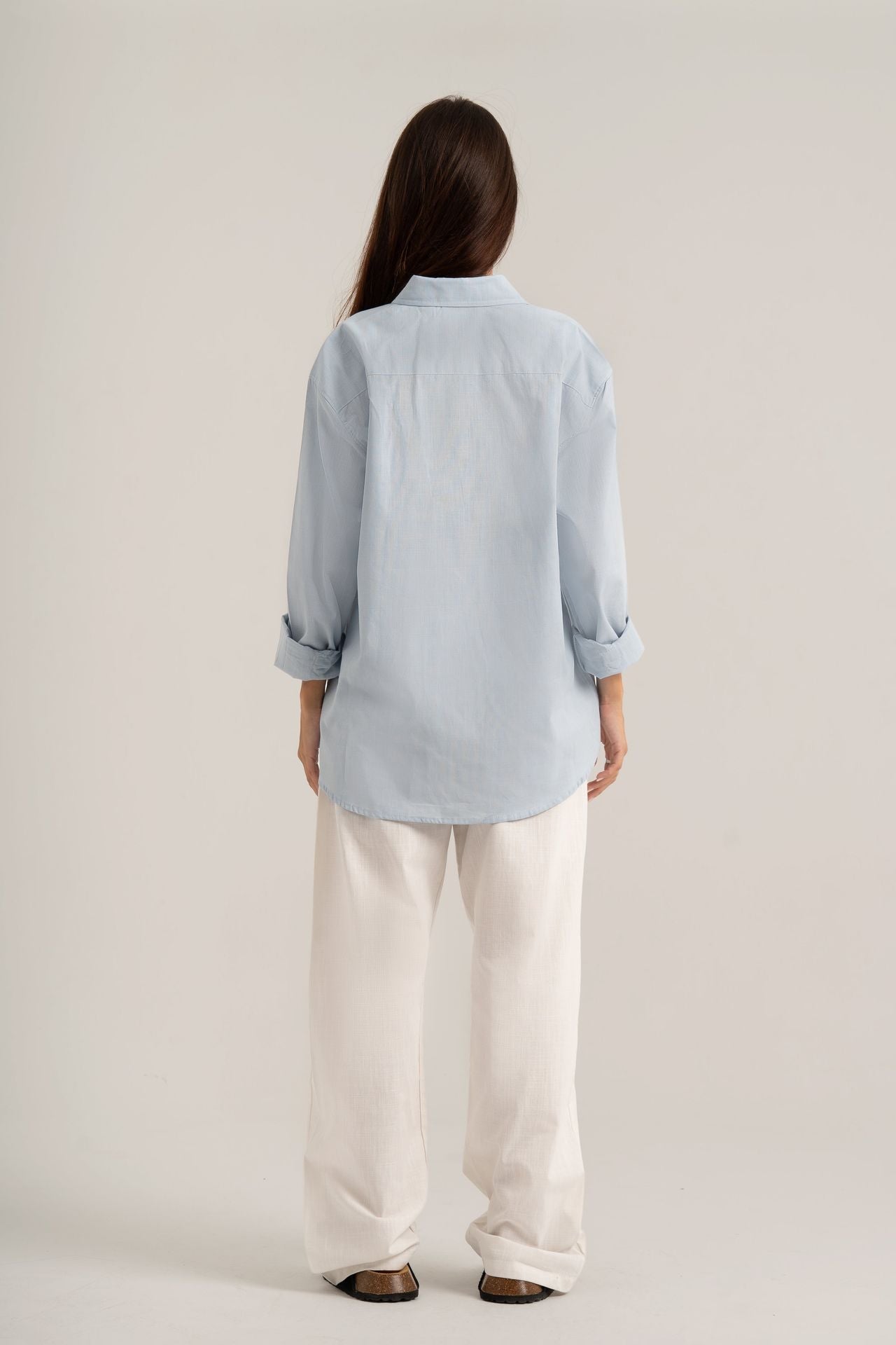 Baby Blue C-Linen Shirt