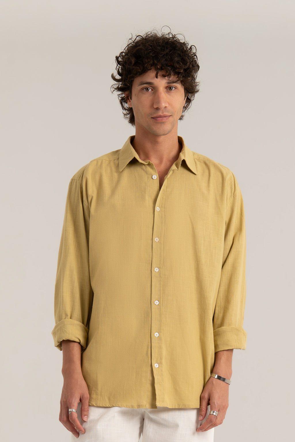 Pistachio C-Linen Shirt