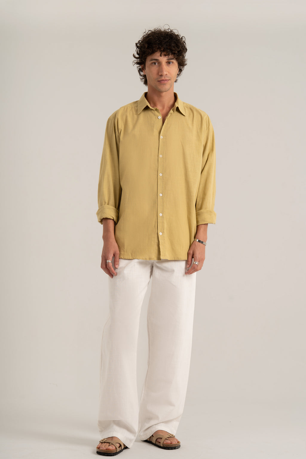 Pistachio C-Linen Shirt
