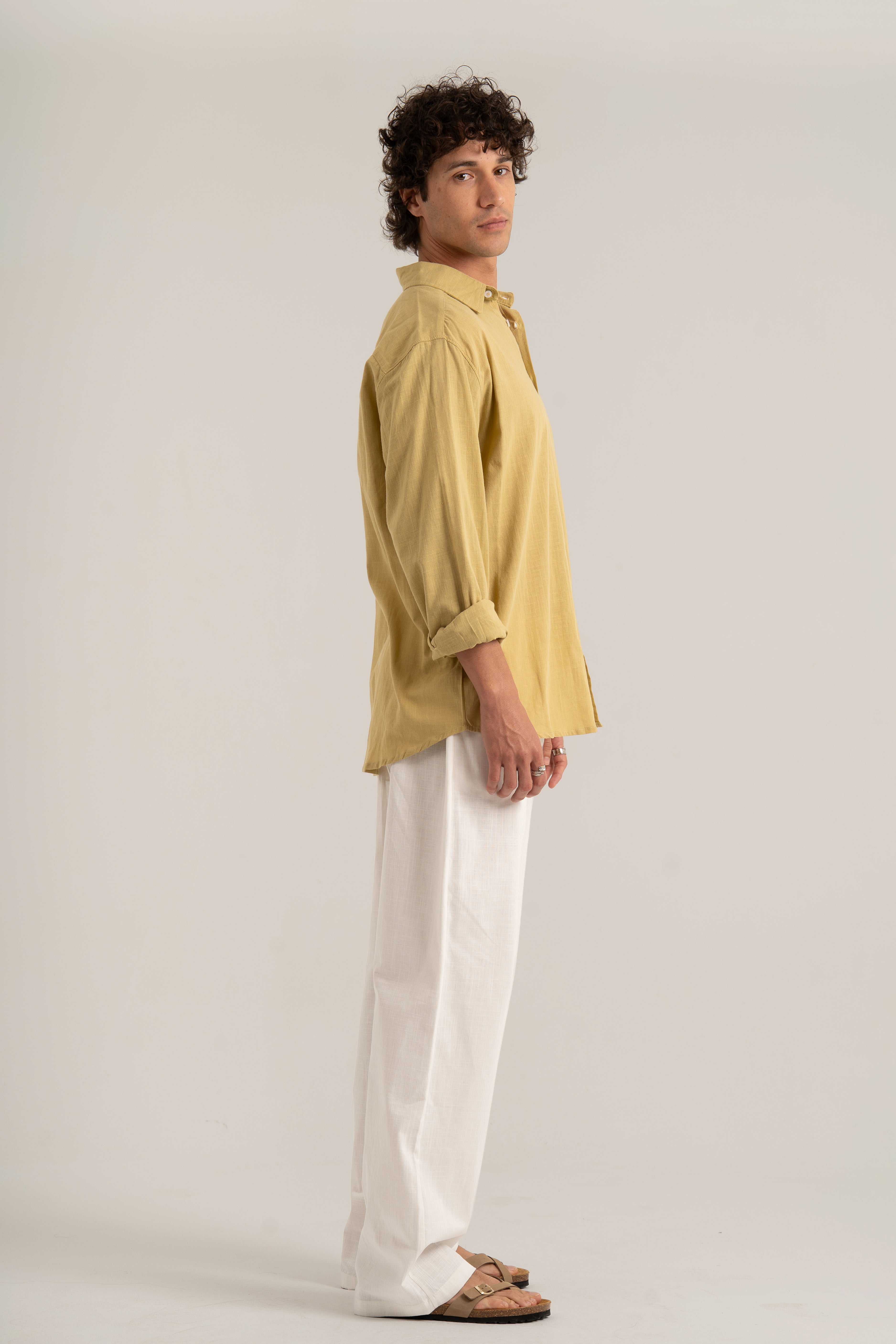 Pistachio C-Linen Shirt