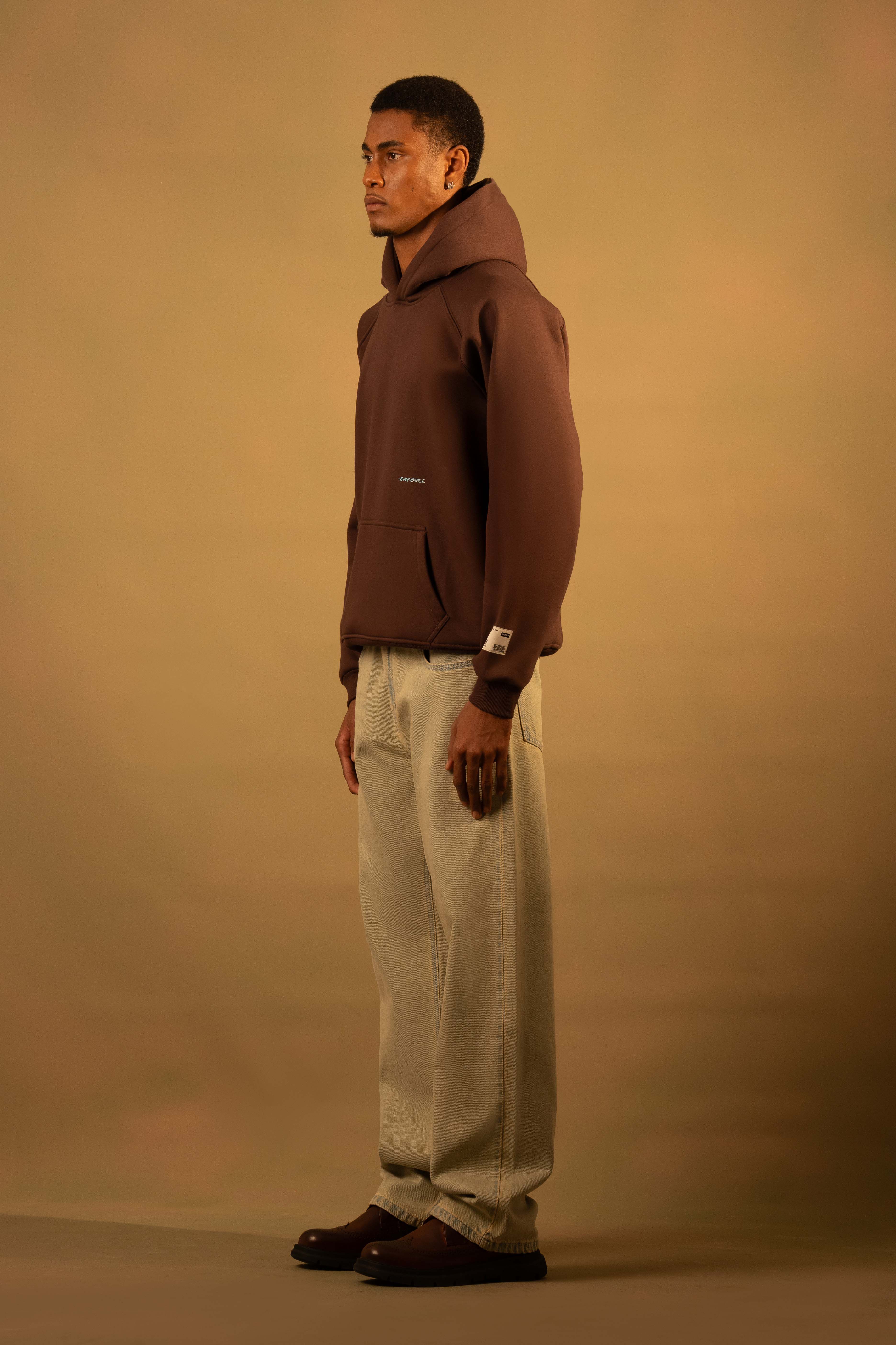 Brown Blomma Oversized Hoodie