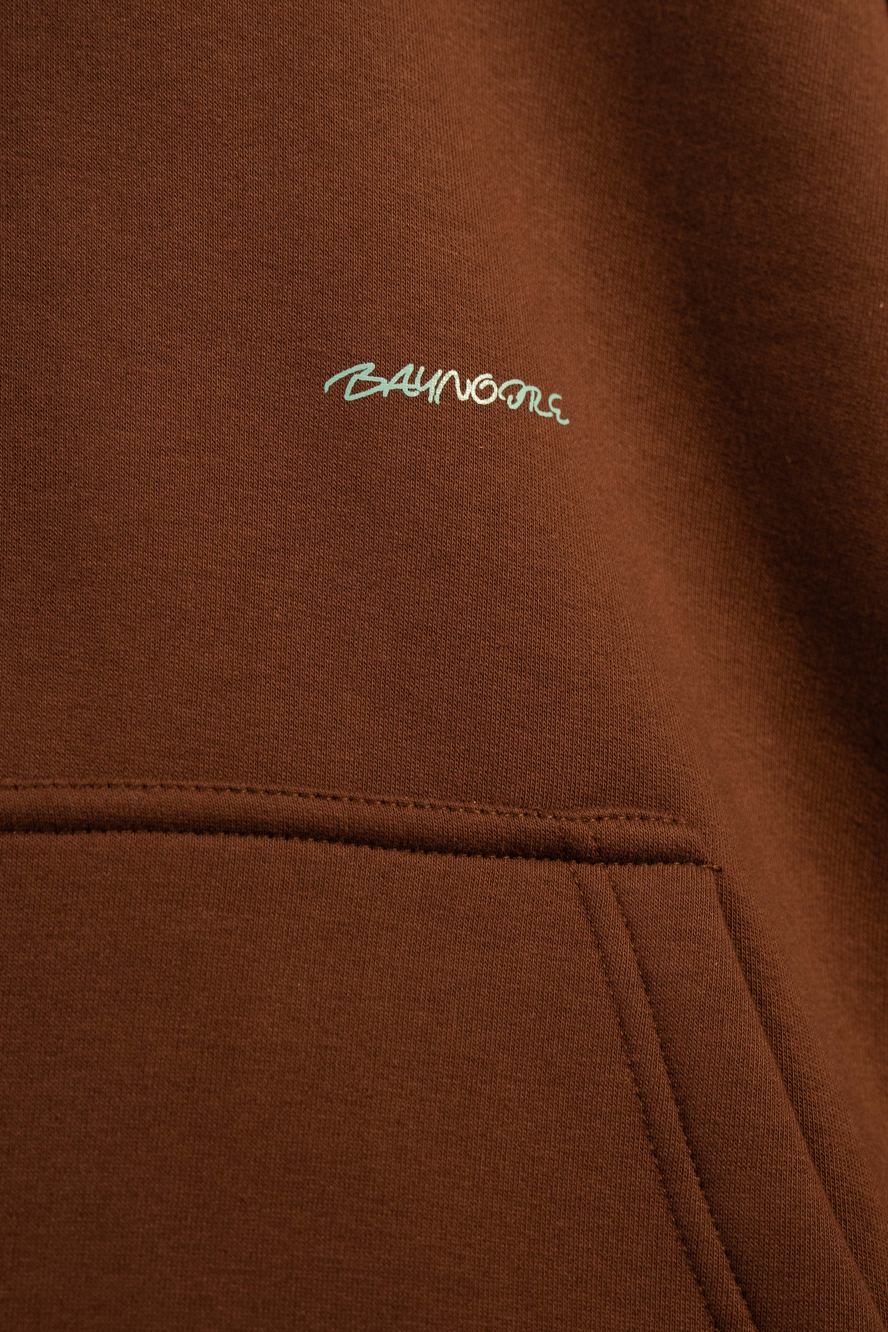 Brown Blomma Oversized Hoodie