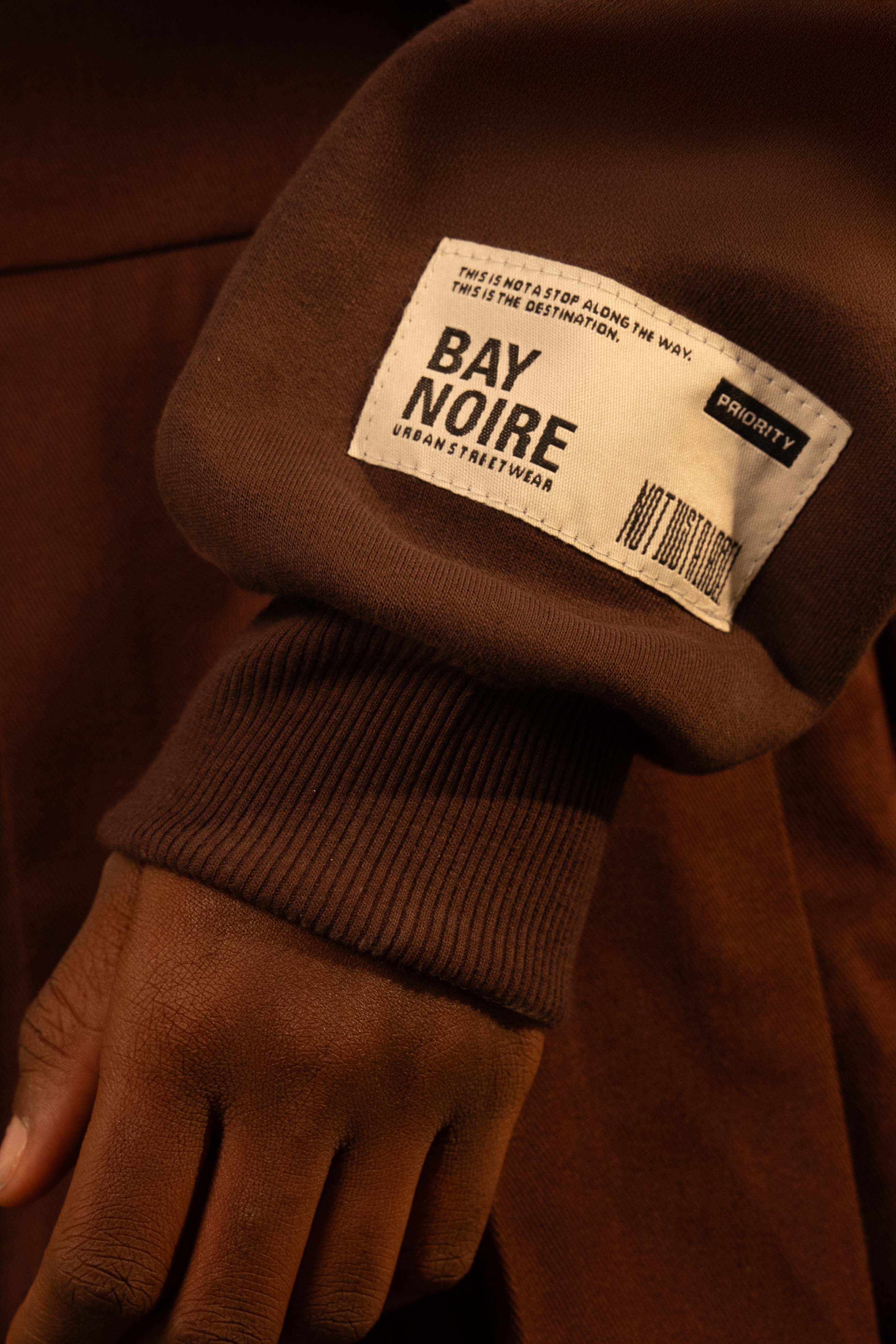 Brown Blomma Oversized Hoodie