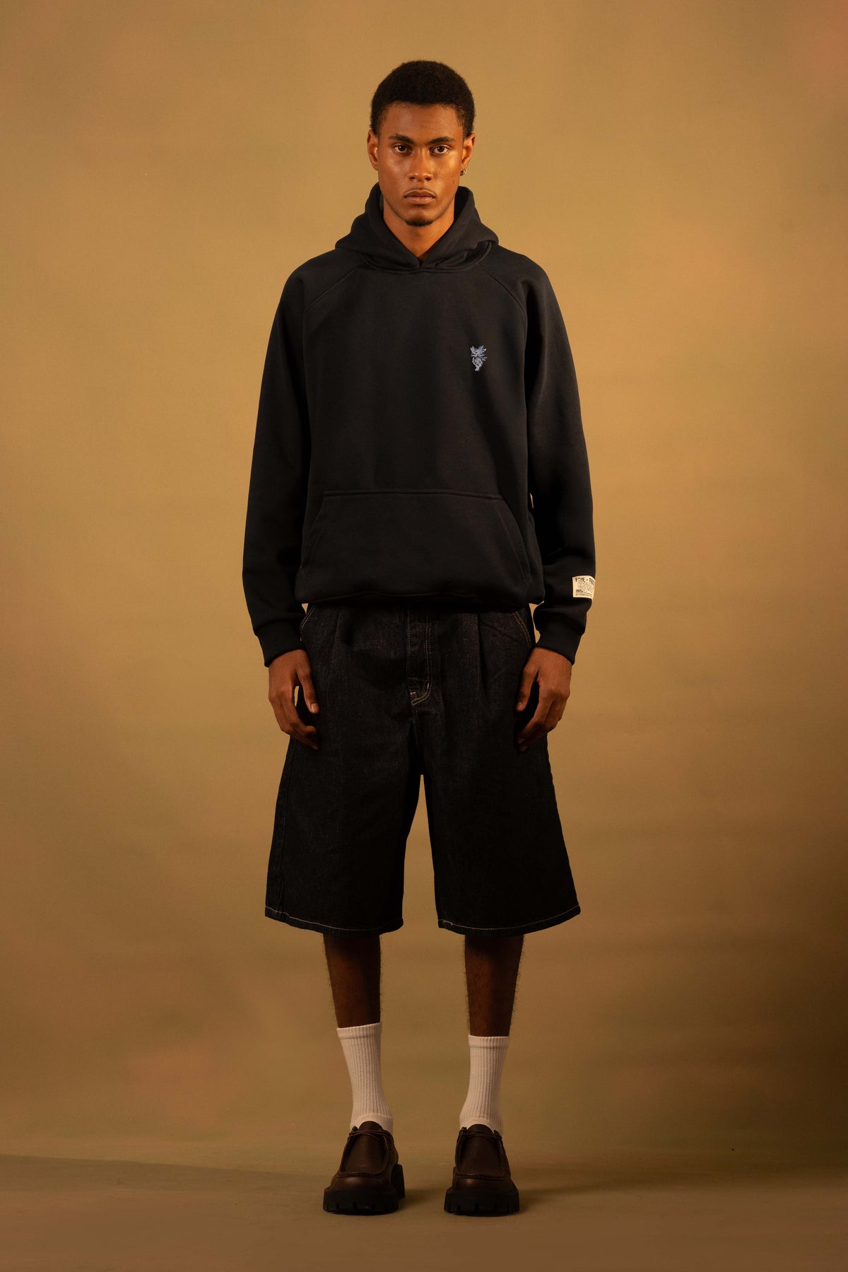 Navy Dinosaurie 02 Oversized Hoodie