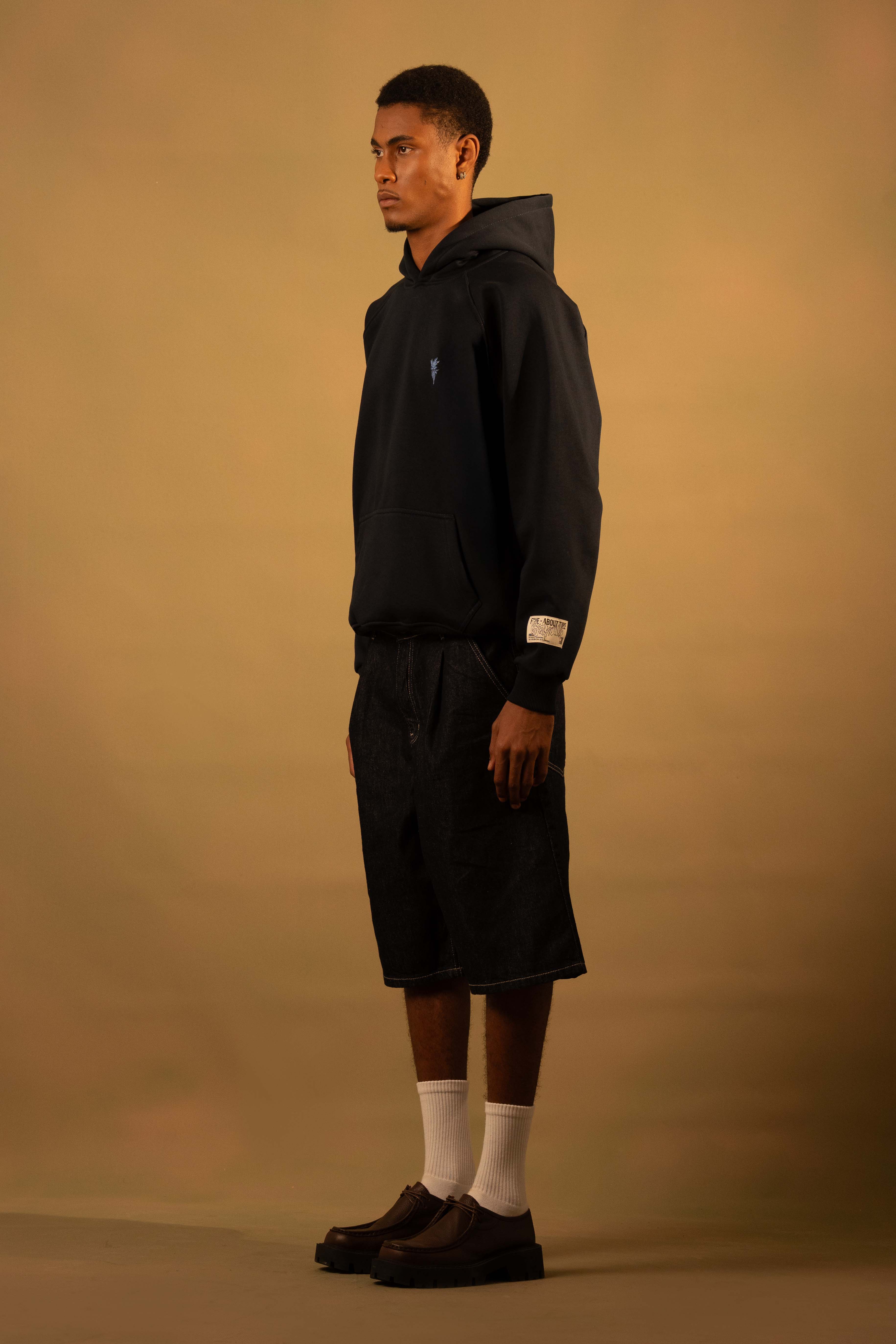 Navy Dinosaurie 02 Oversized Hoodie