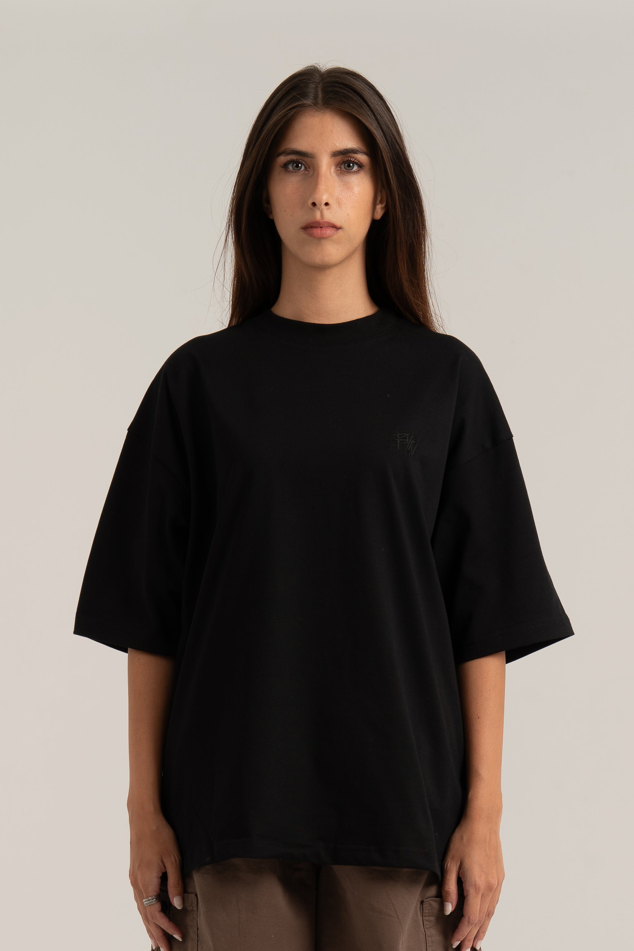 Black Varsity BYN Oversized T-shirt
