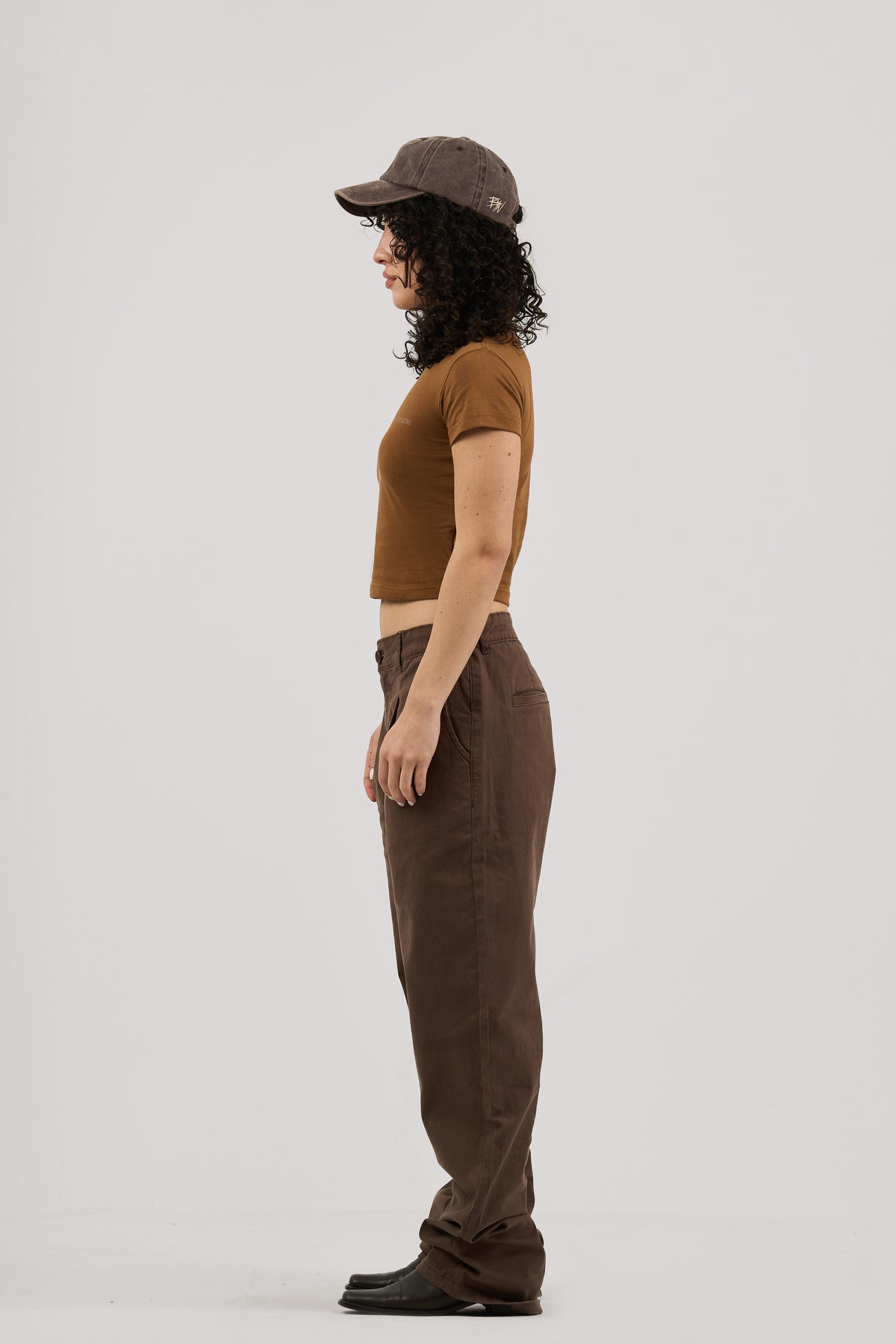 Brown Logo PL Baby Tee