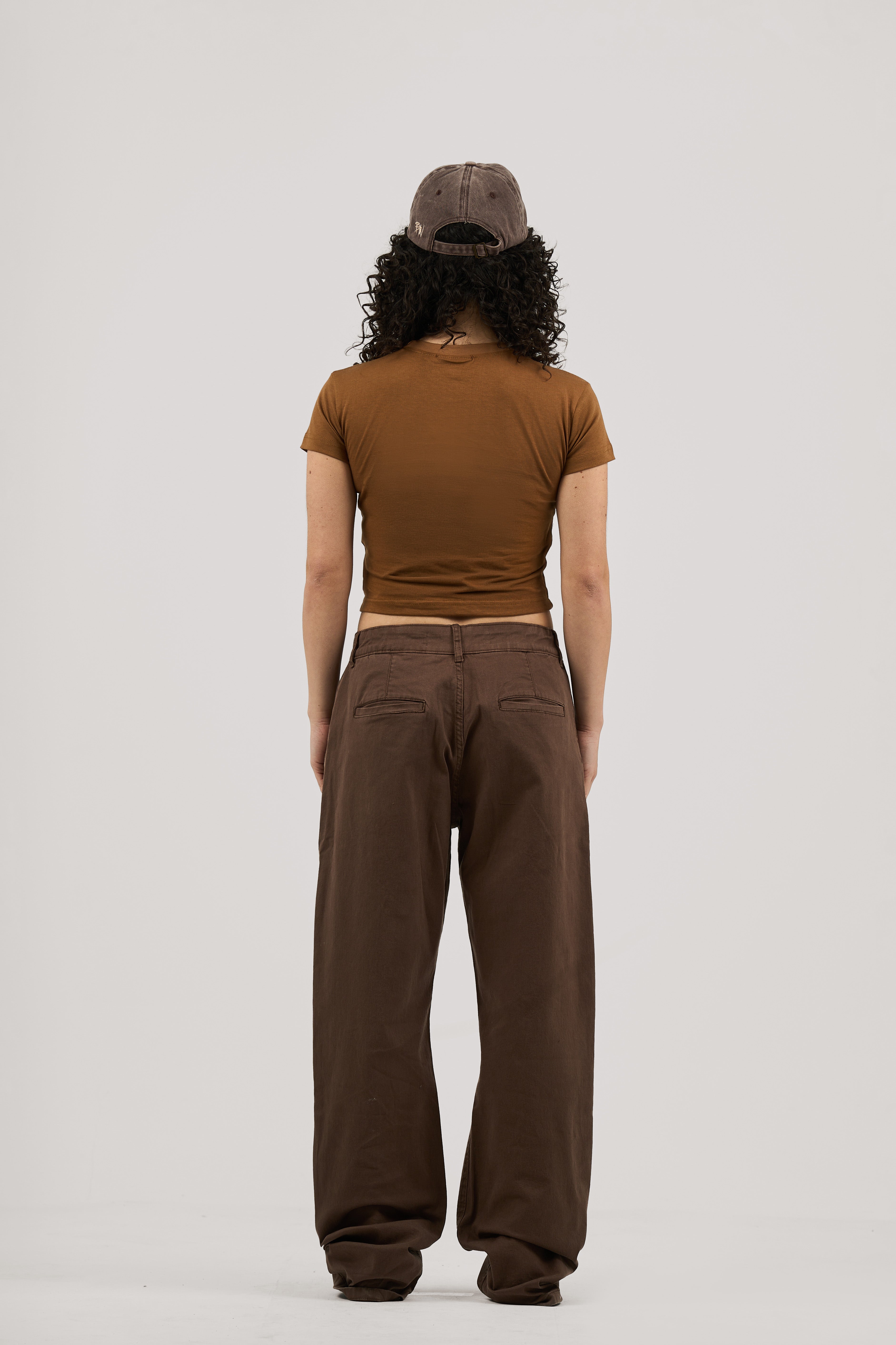 Brown Logo PL Baby Tee