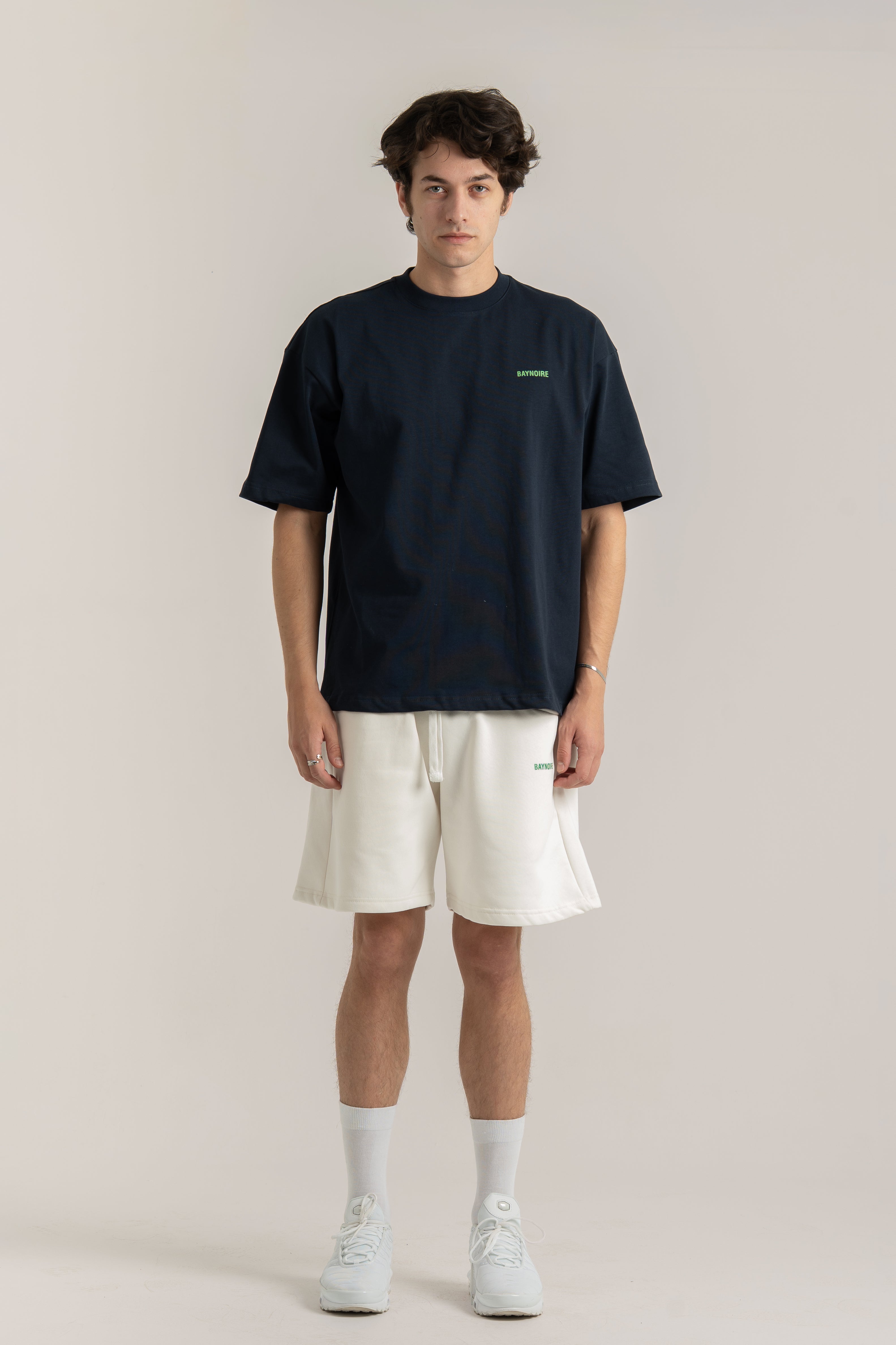 White Logo PL Sweatshorts