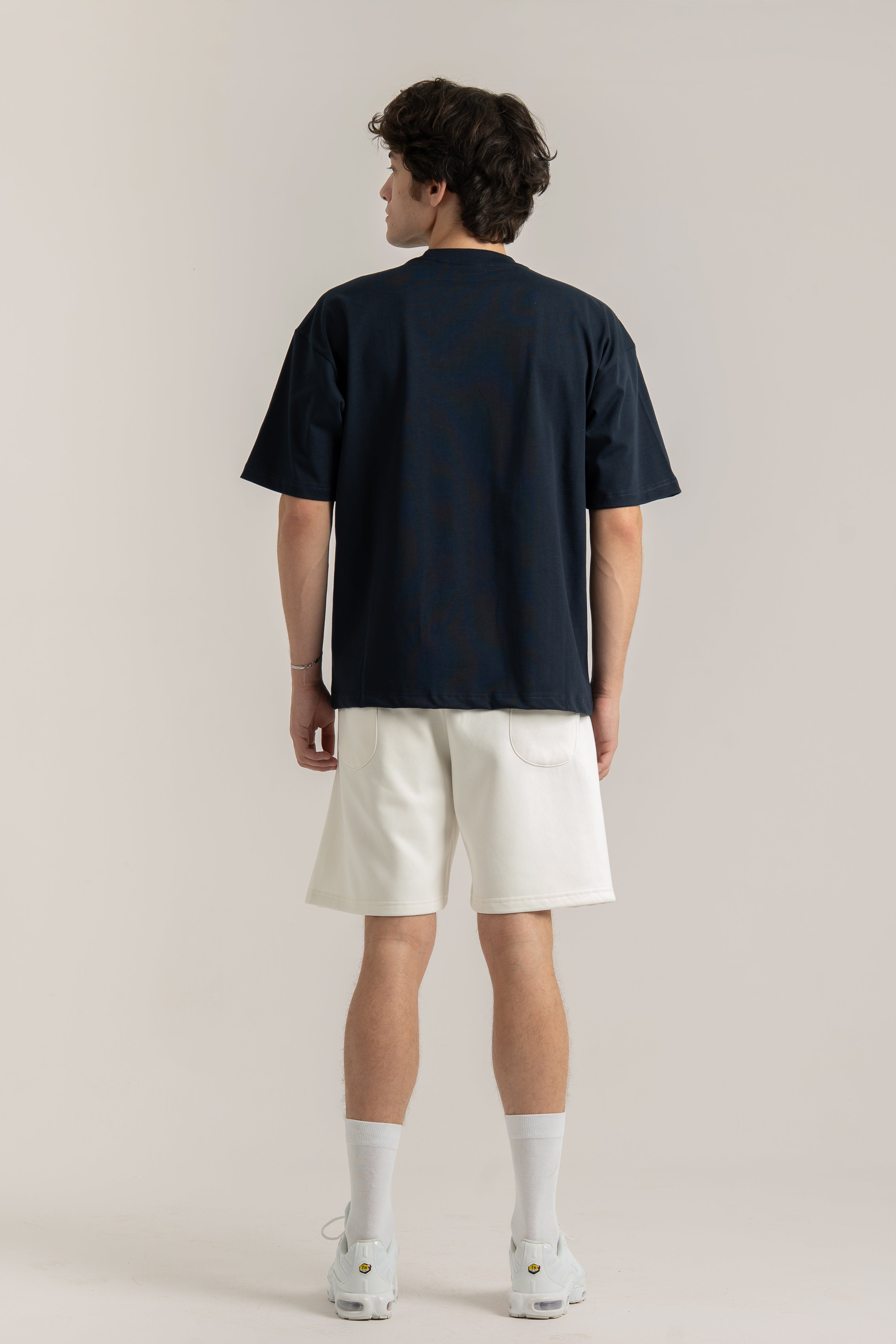 White Logo PL Sweatshorts