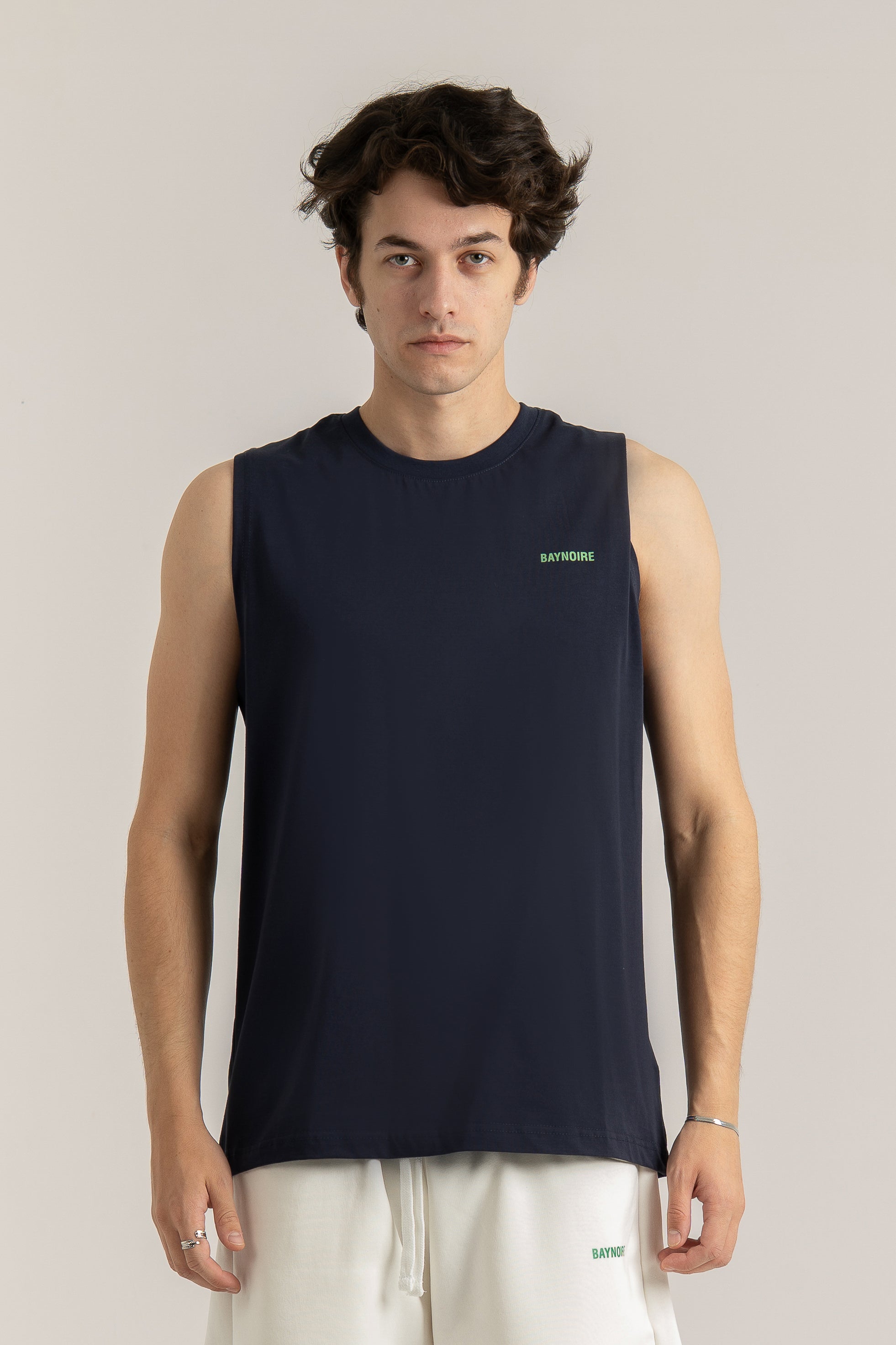 Navy Logo II PL Sleeveless T-shirt