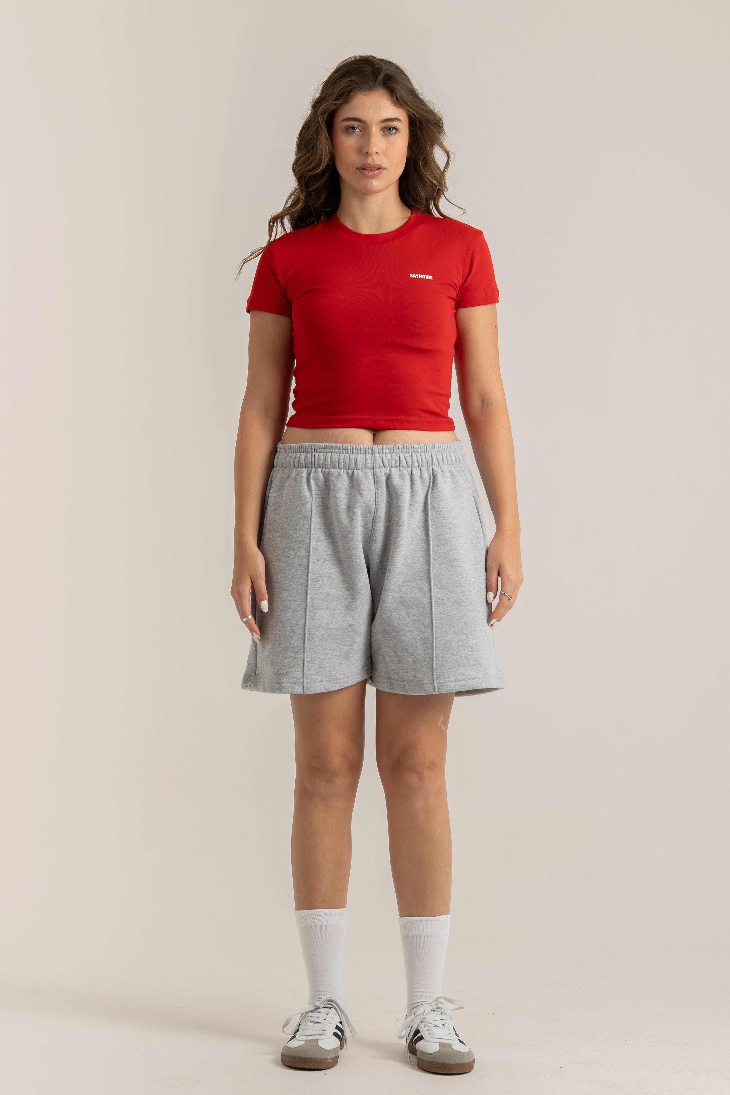 Red Logo PL Baby Tee