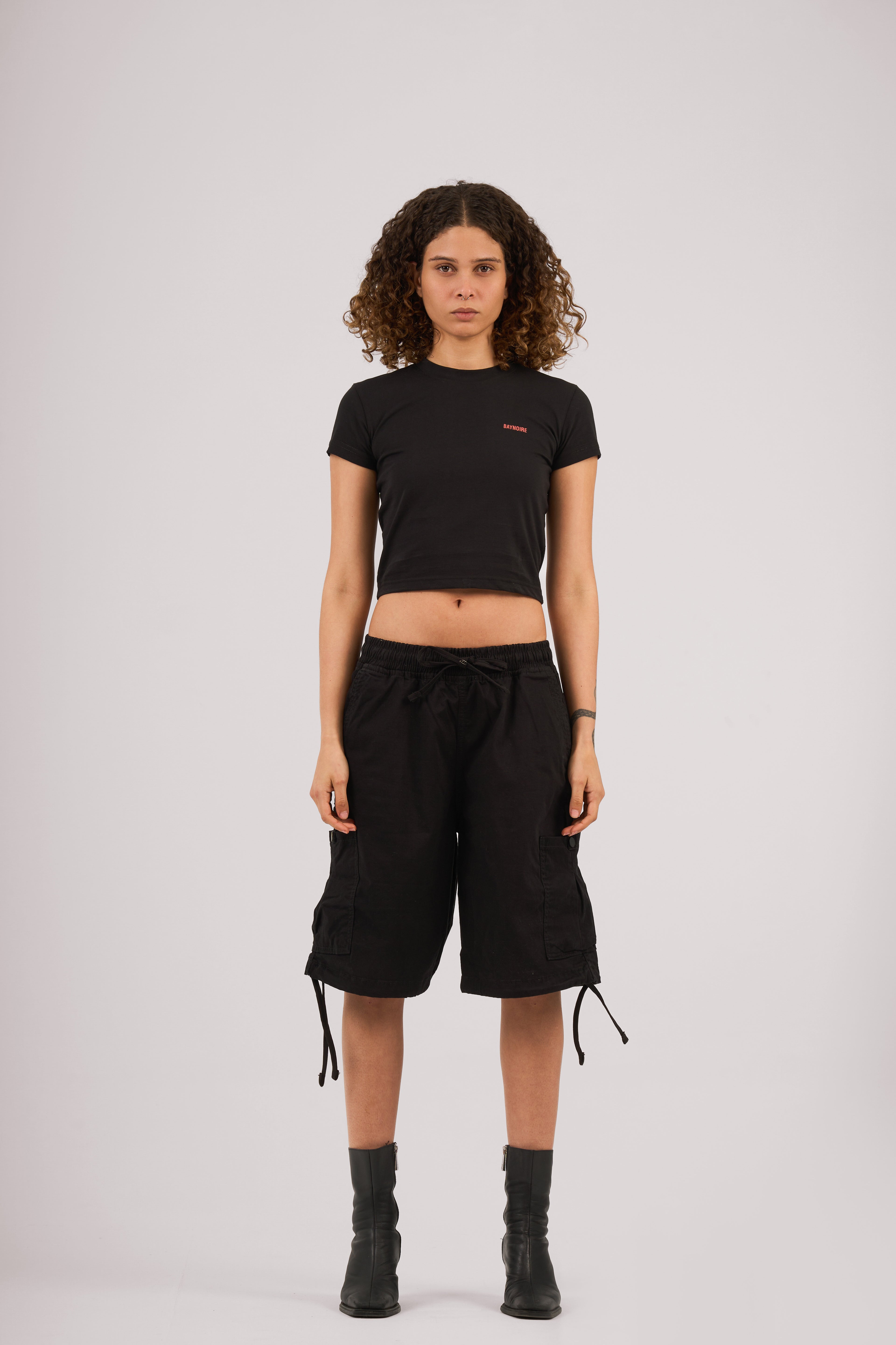 Black Logo PL Baby Tee