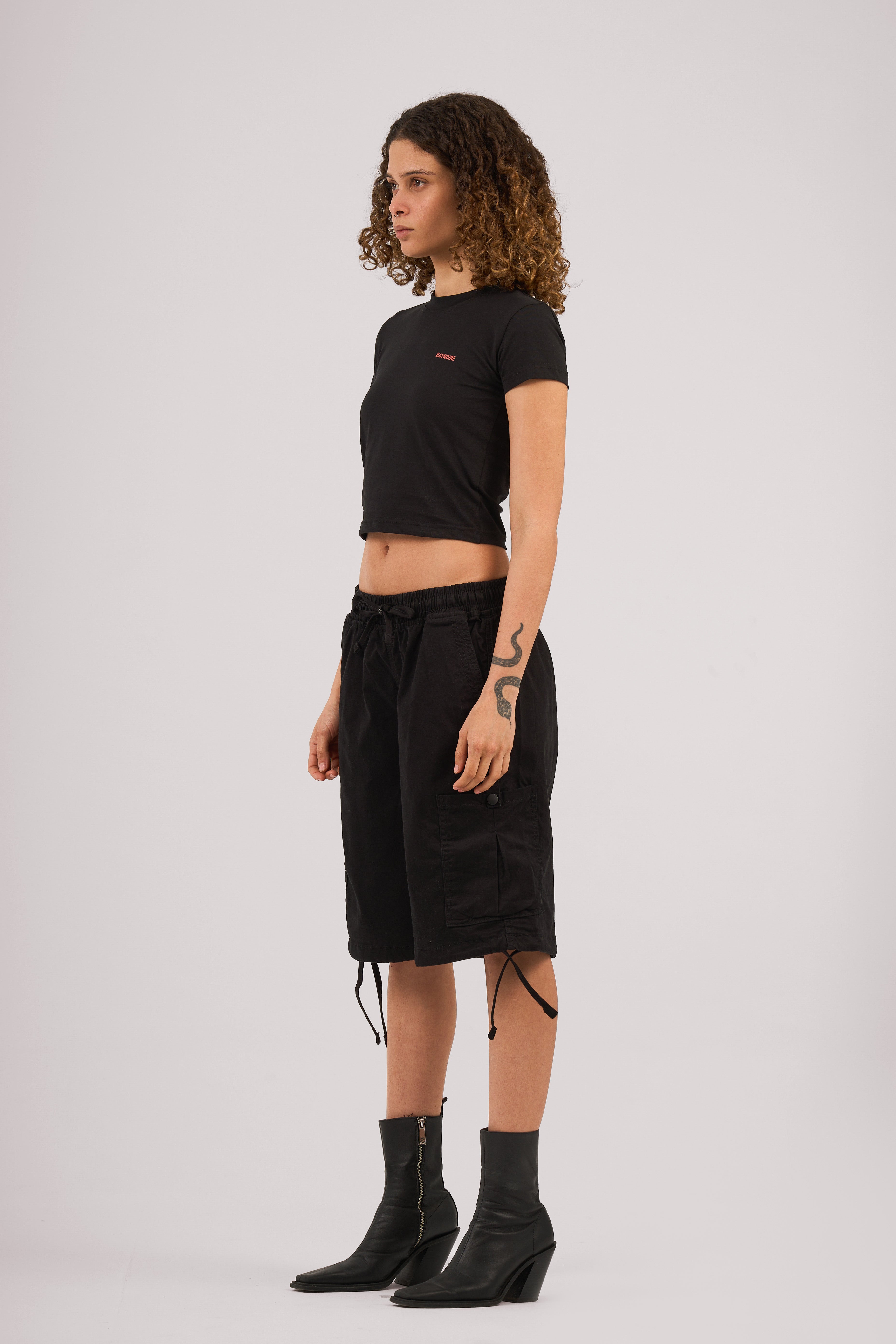 Black Logo PL Baby Tee