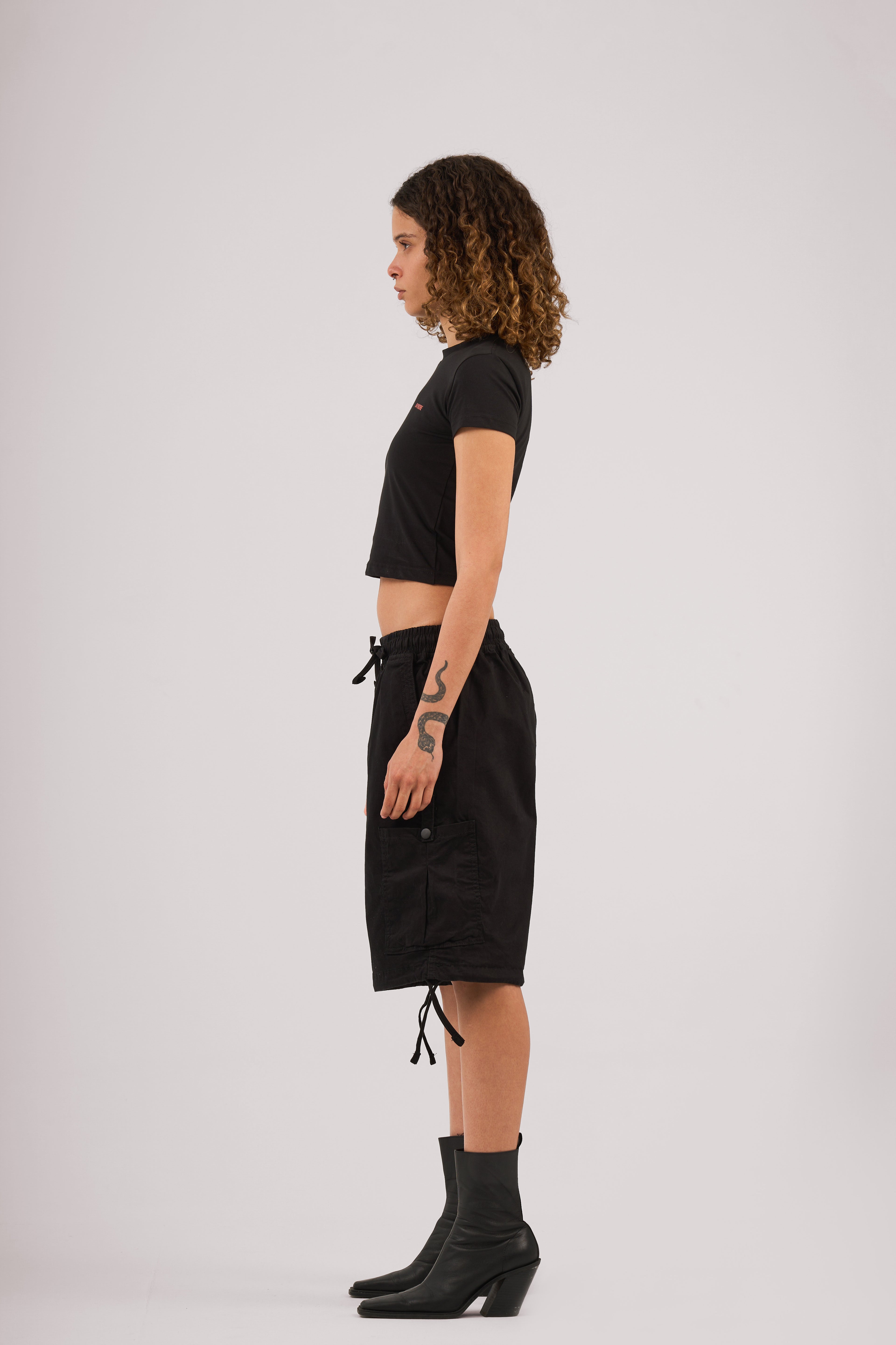 Black Logo PL Baby Tee