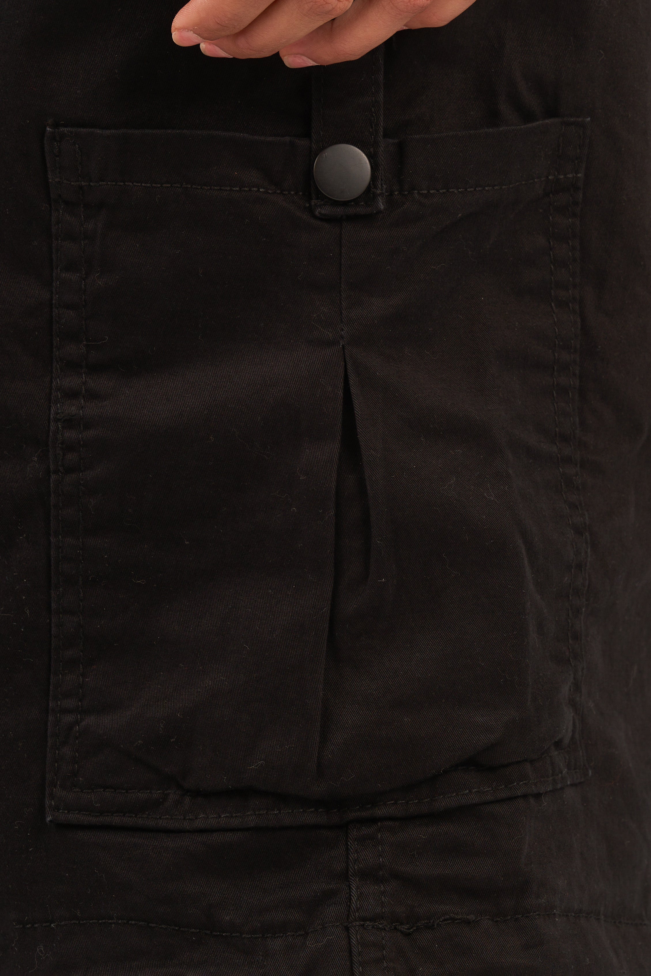 Black Cargo Shorts