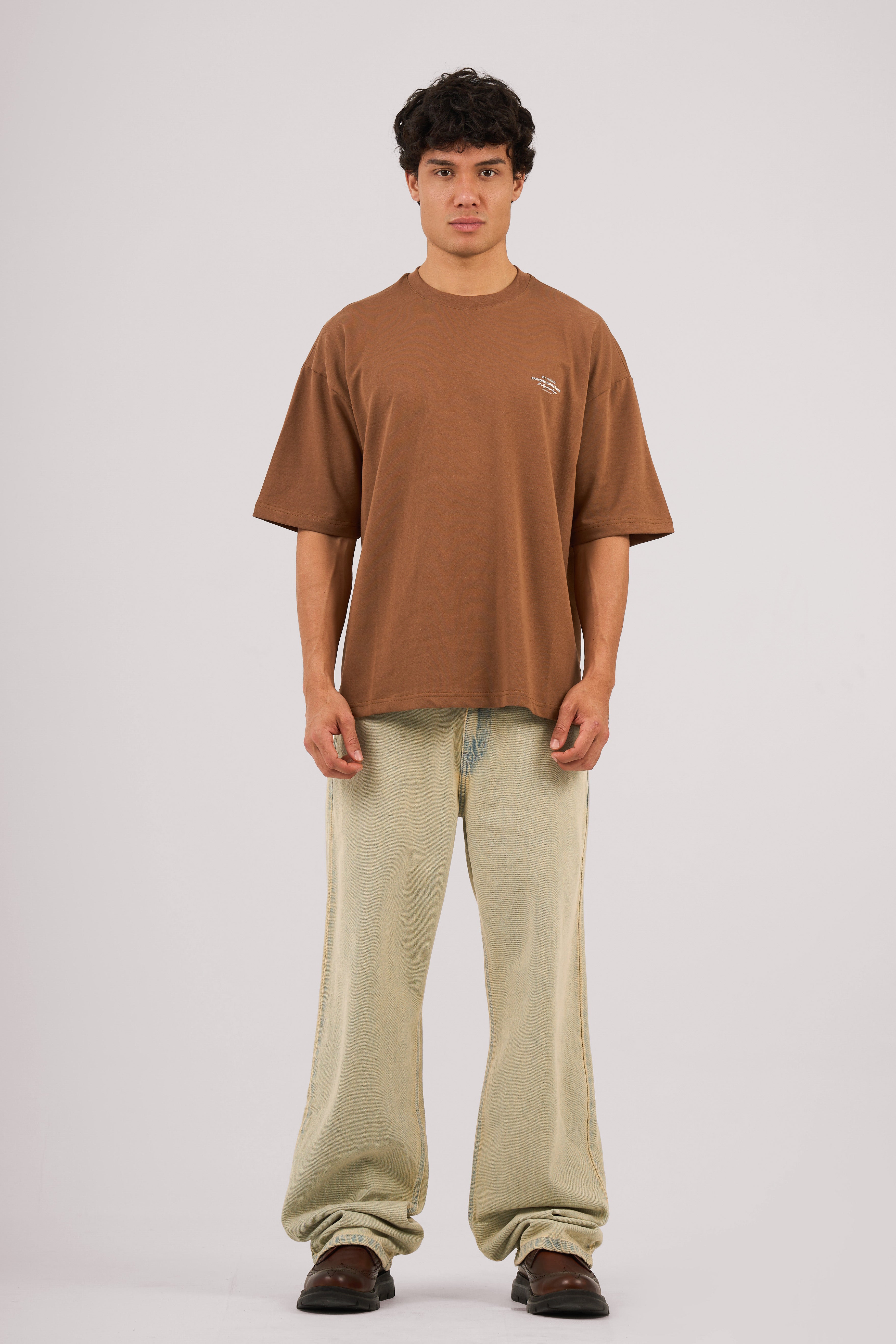 Brown Caprice Club Oversized T-shirt