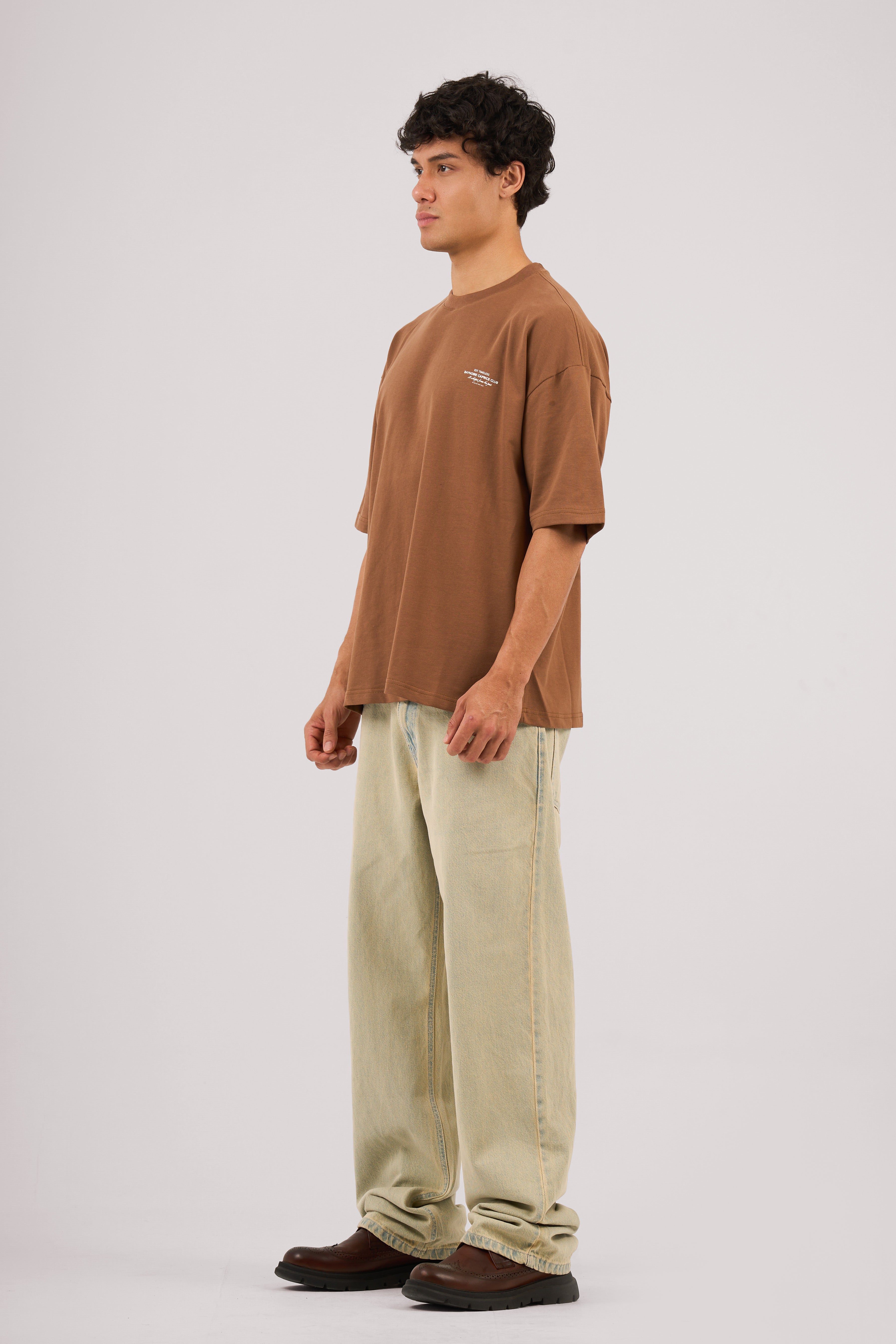 Brown Caprice Club Oversized T-shirt