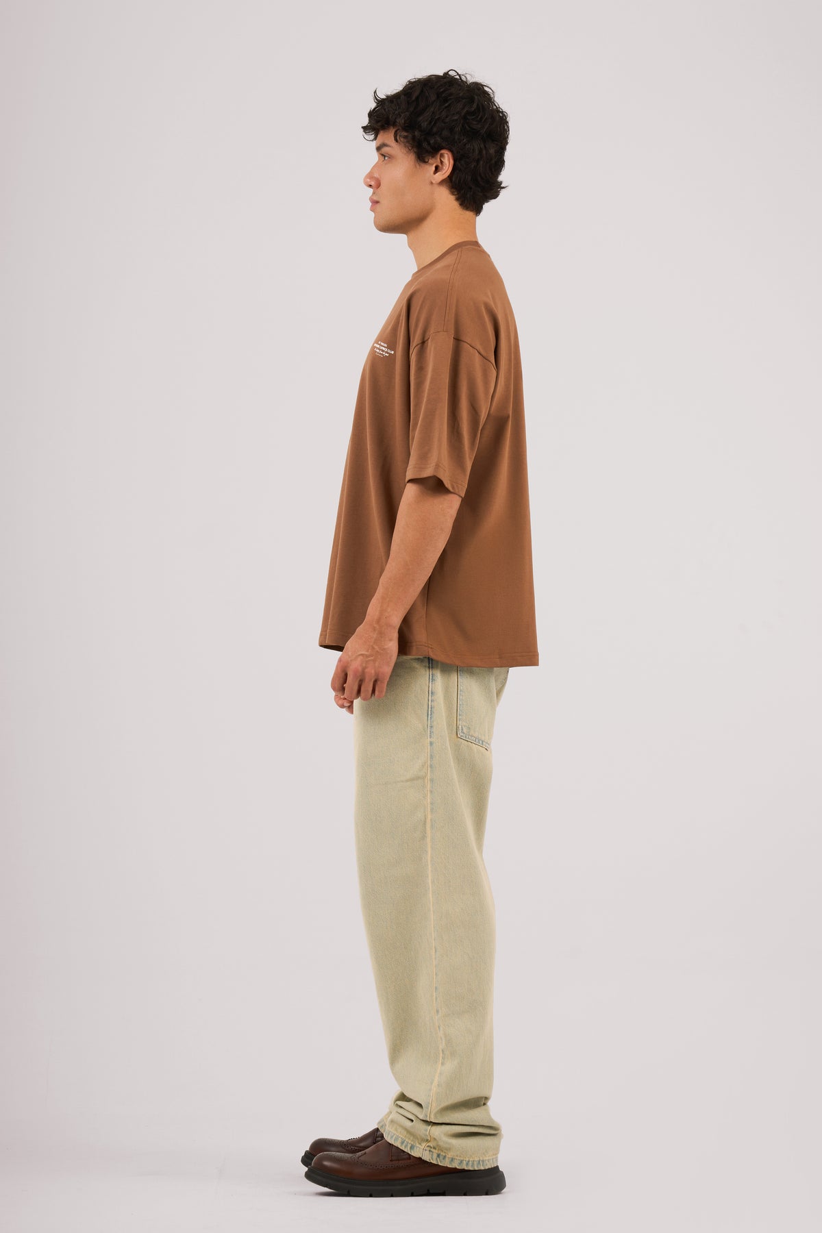 Brown Caprice Club Oversized T-shirt