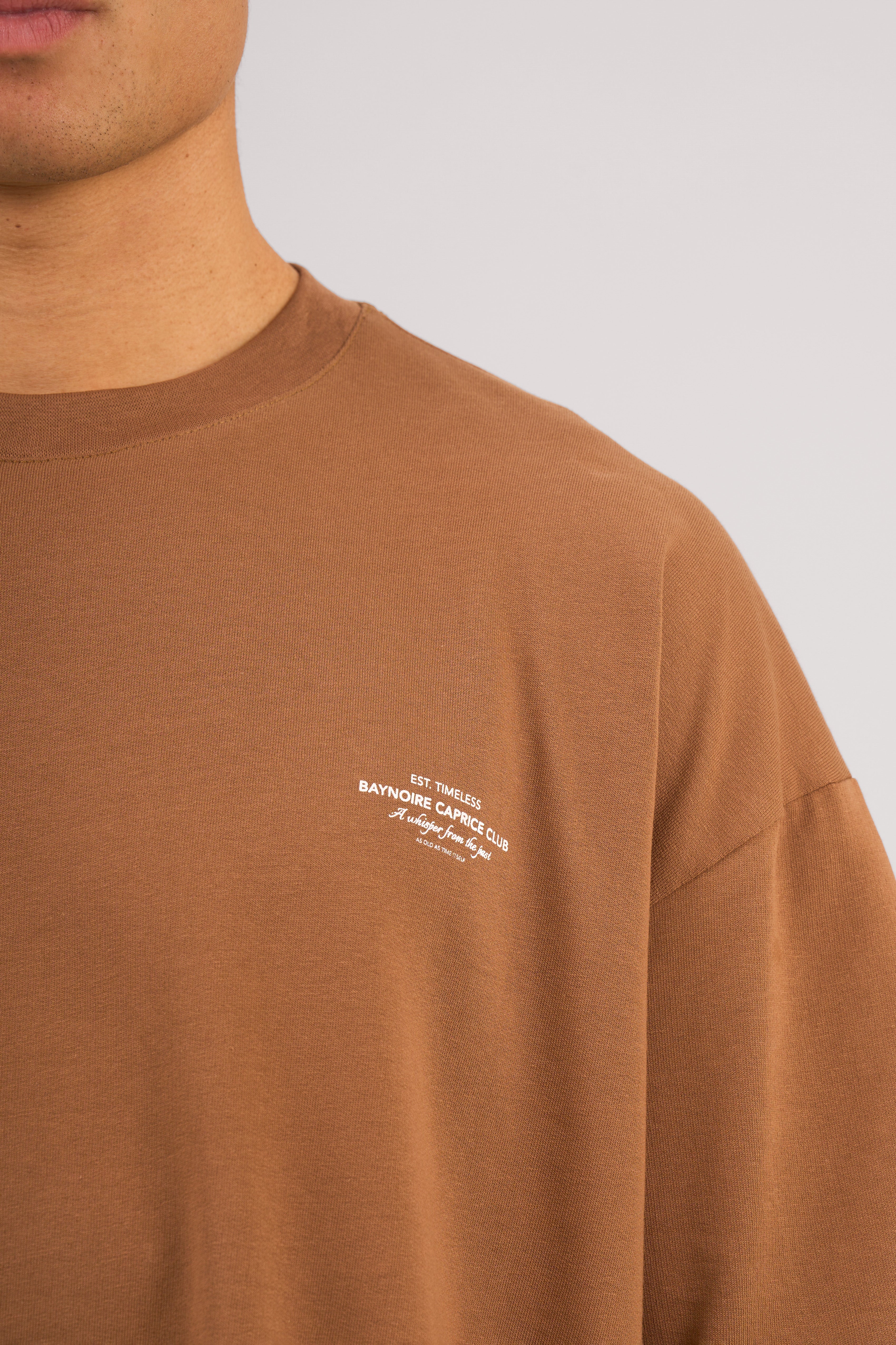 Brown Caprice Club Oversized T-shirt