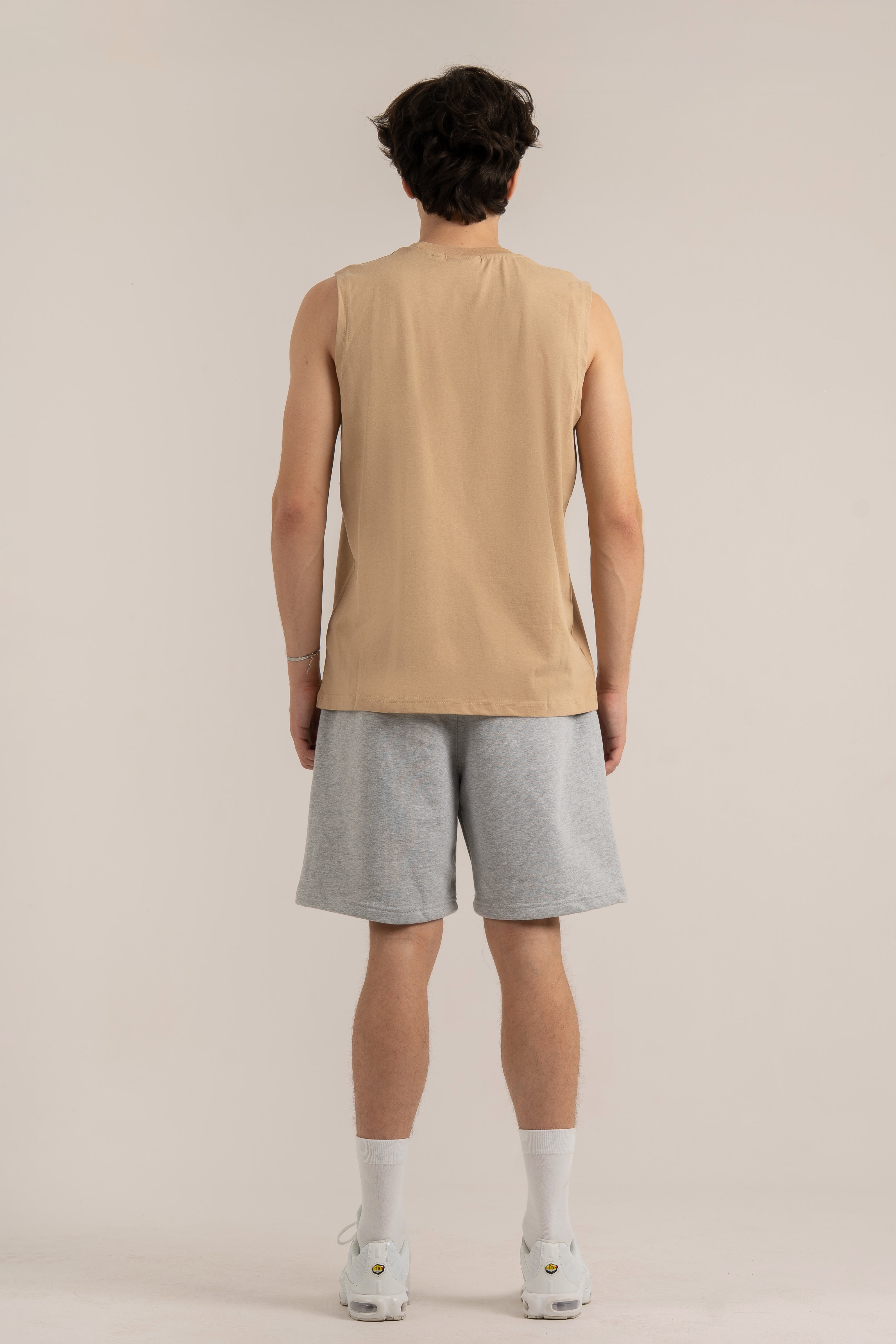 Beige Logo II PL Sleeveless T-shirt