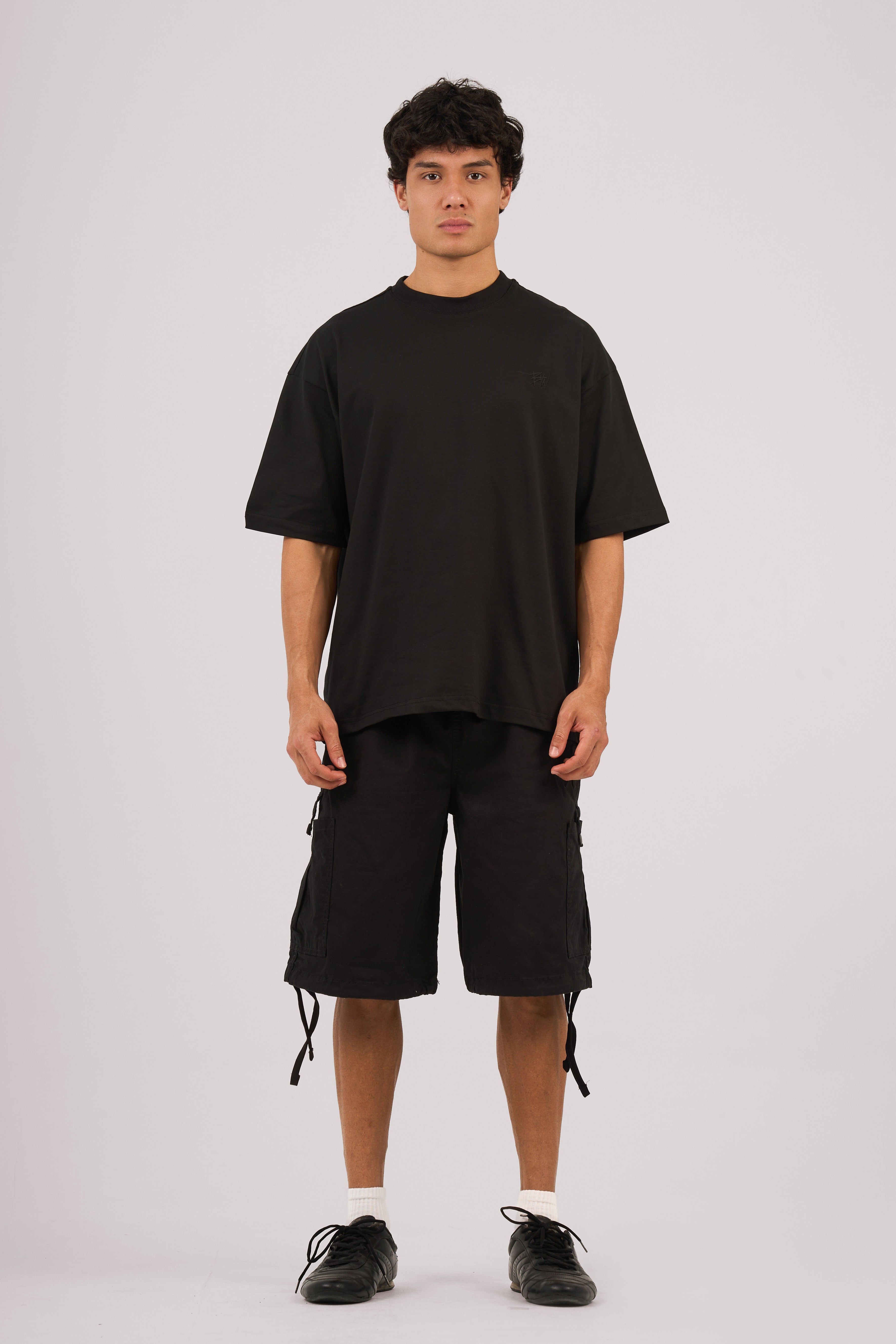 Black Cargo Shorts