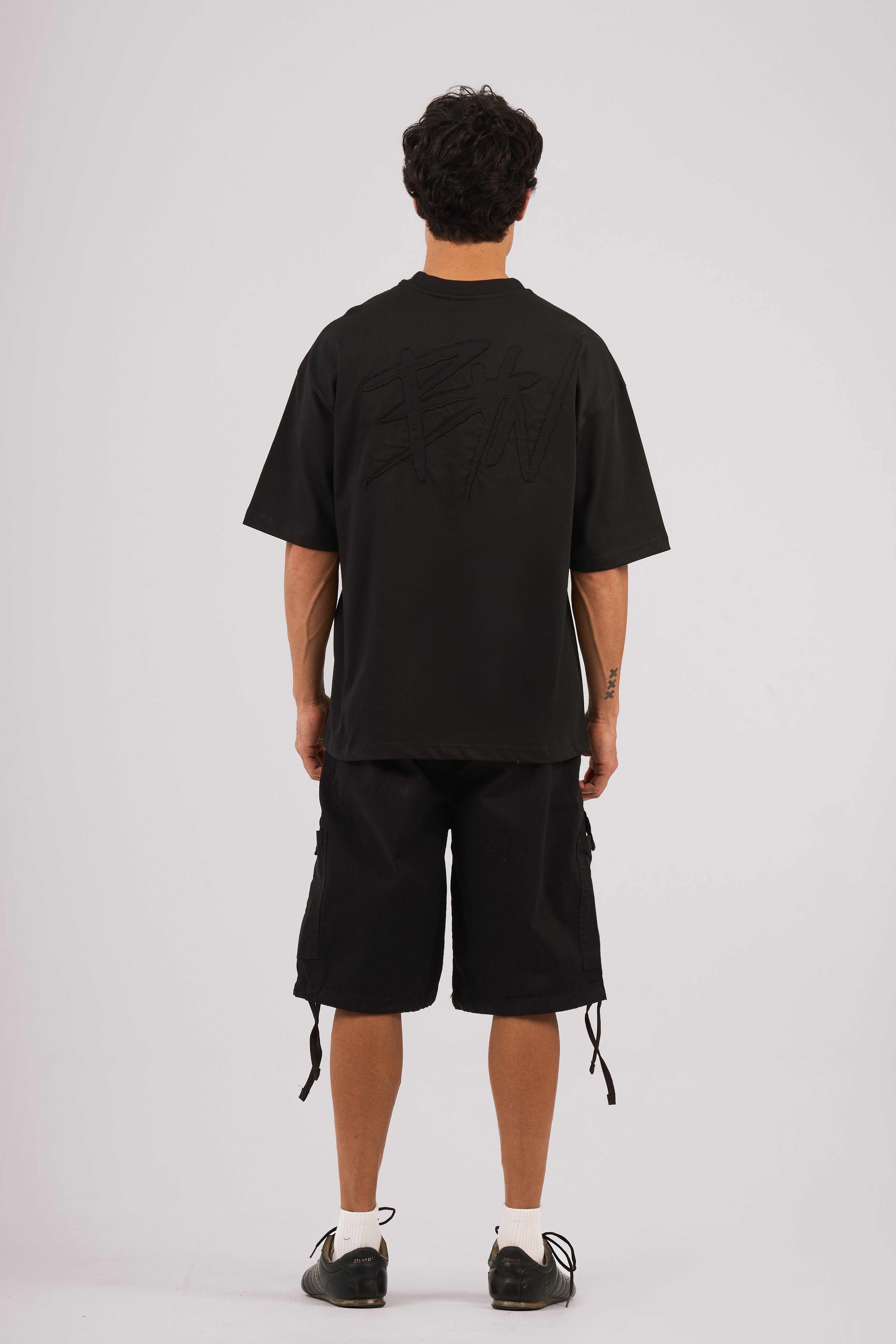 Black Cargo Shorts