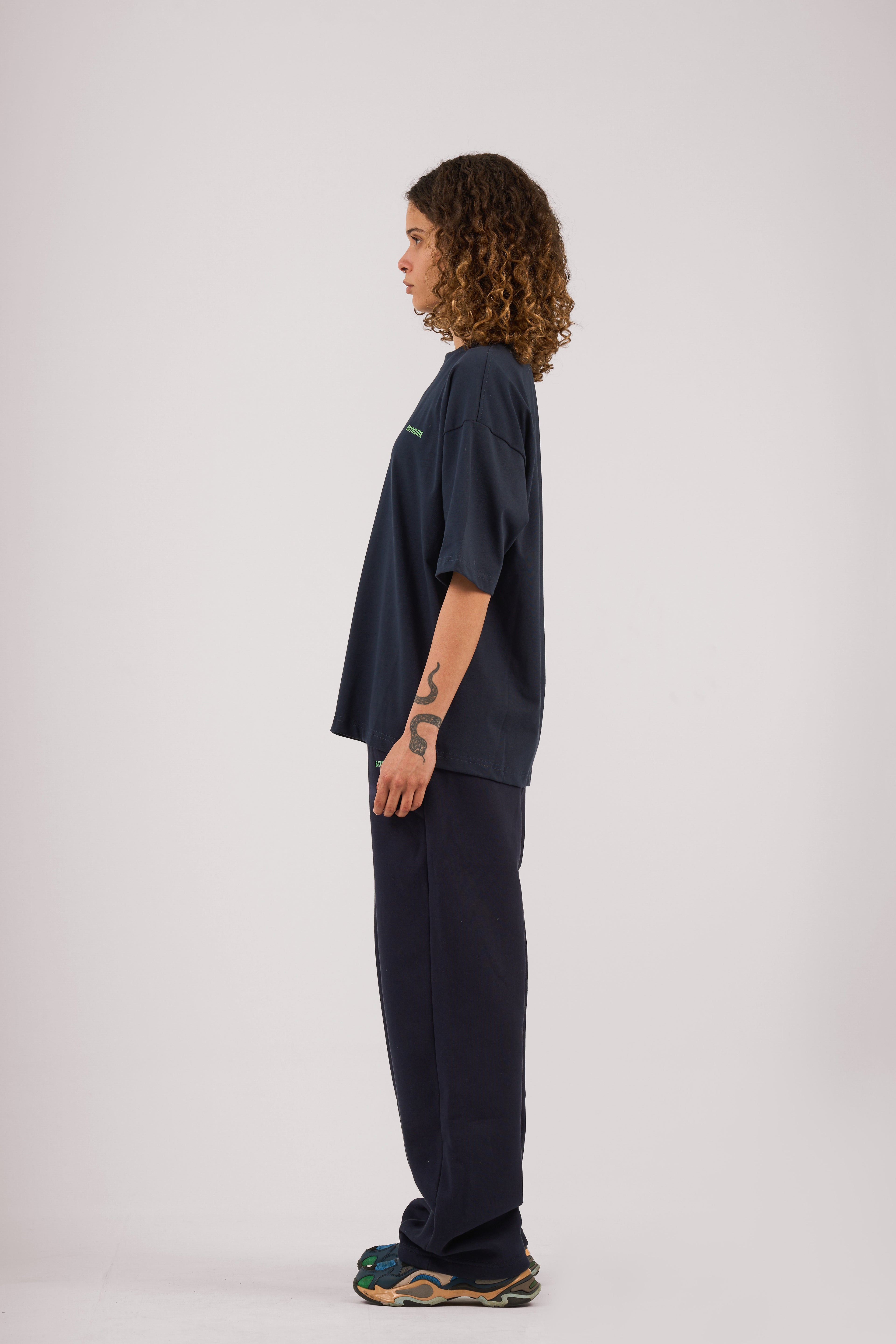 Navy Logo II PL Oversized T-shirt