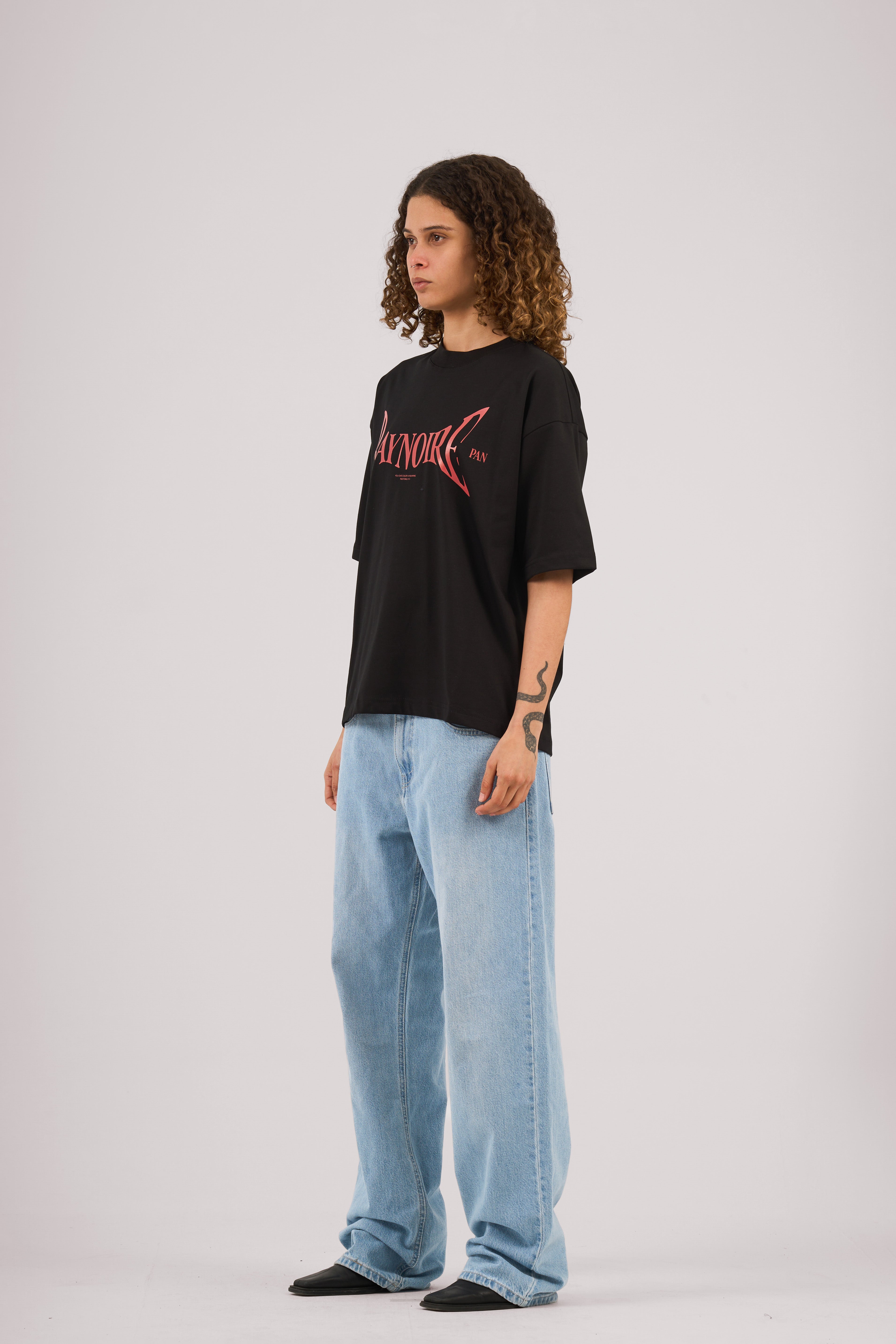 Black PL X10 Oversized T-shirt