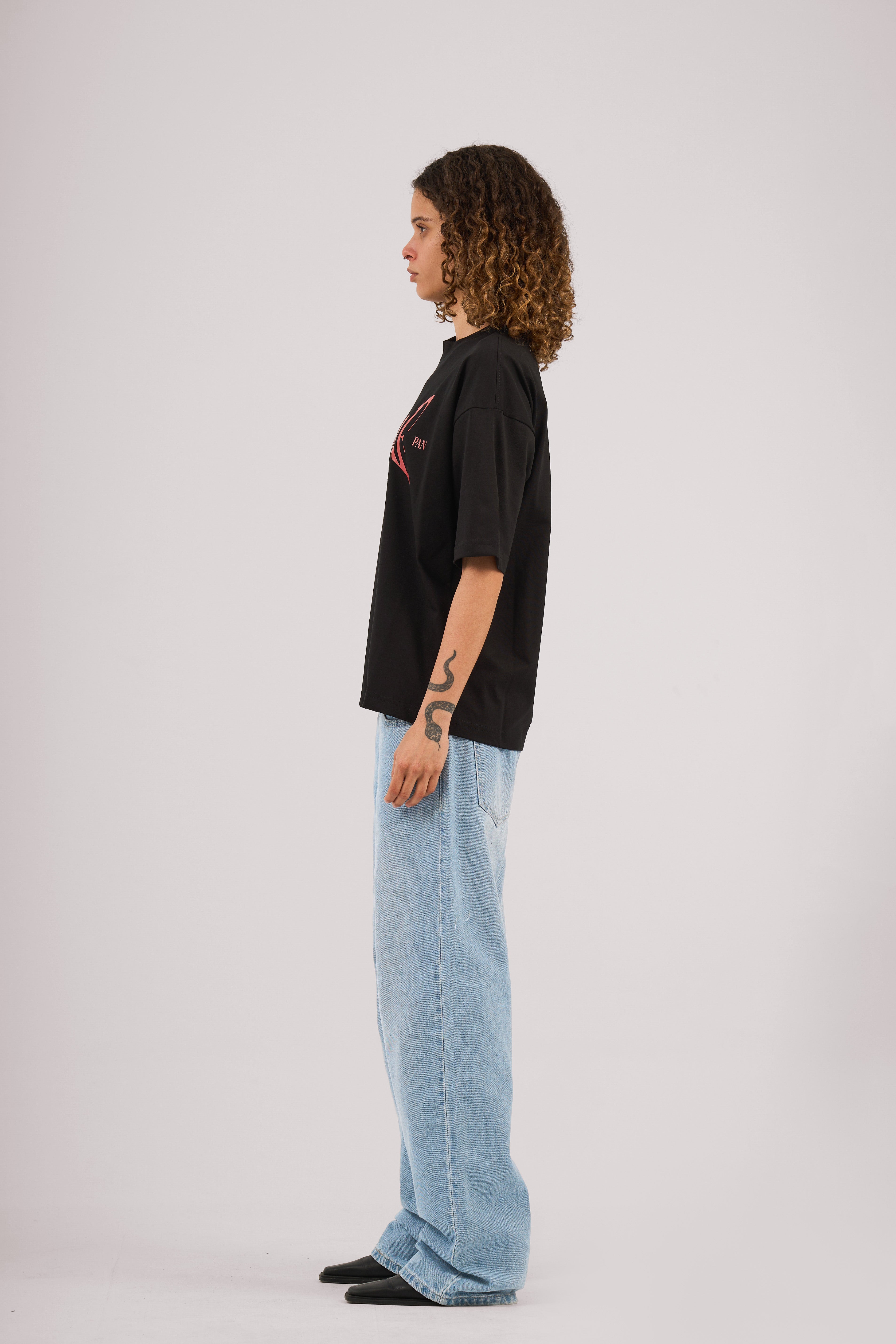 Black PL X10 Oversized T-shirt