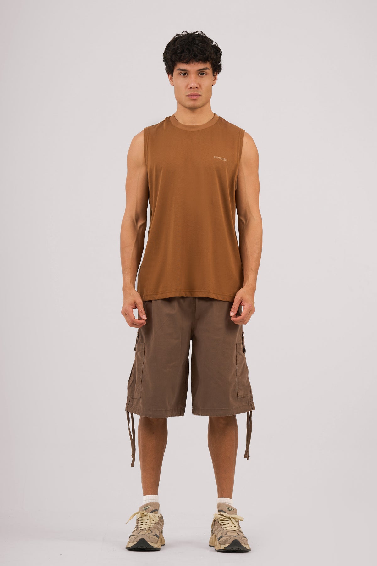 Brown Logo II PL Sleeveless T-shirt