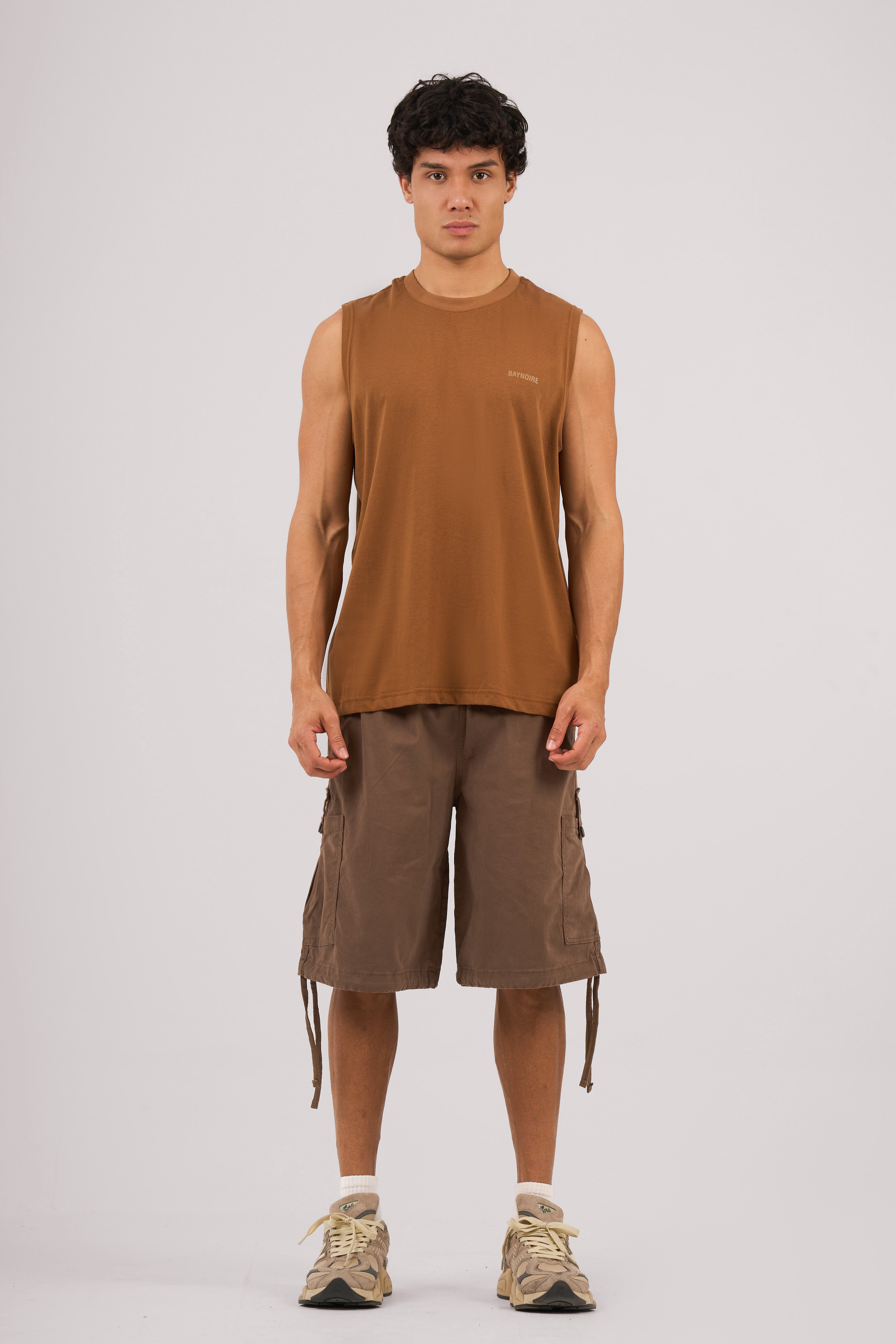Brown Logo II PL Sleeveless T-shirt