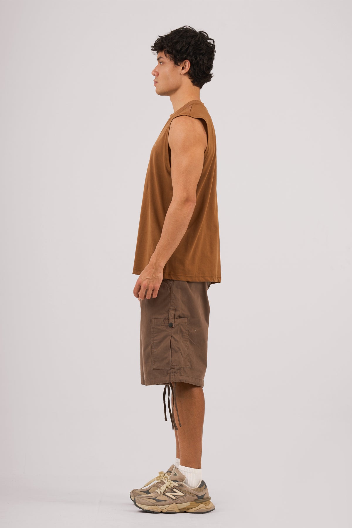 Brown Logo II PL Sleeveless T-shirt