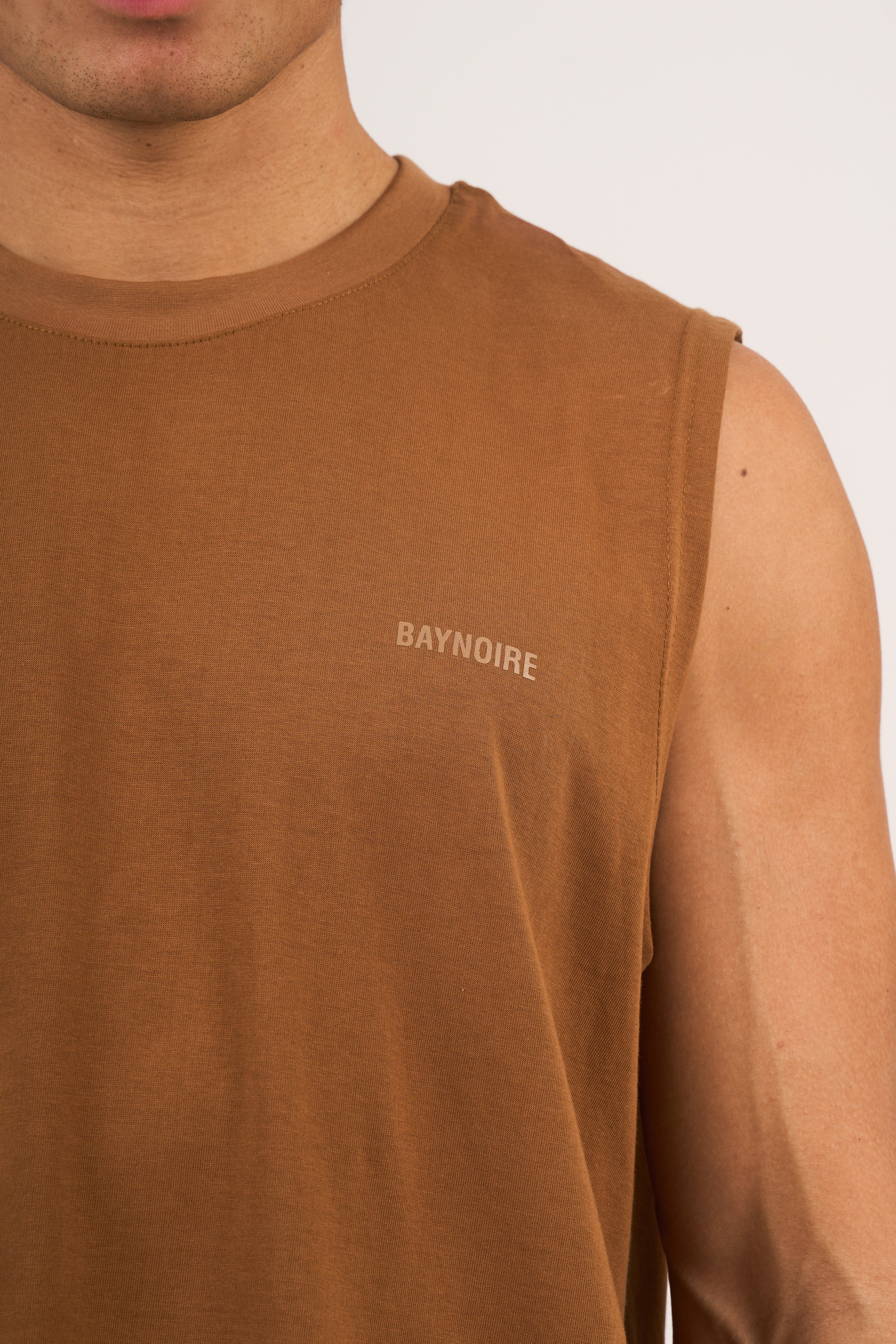 Brown Logo II PL Sleeveless T-shirt