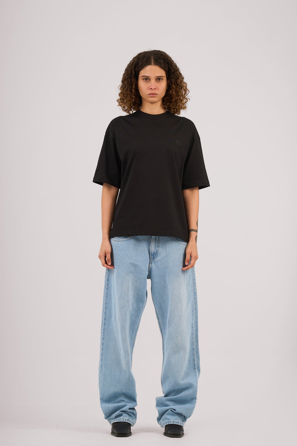 Black Varsity BYN Oversized T-shirt