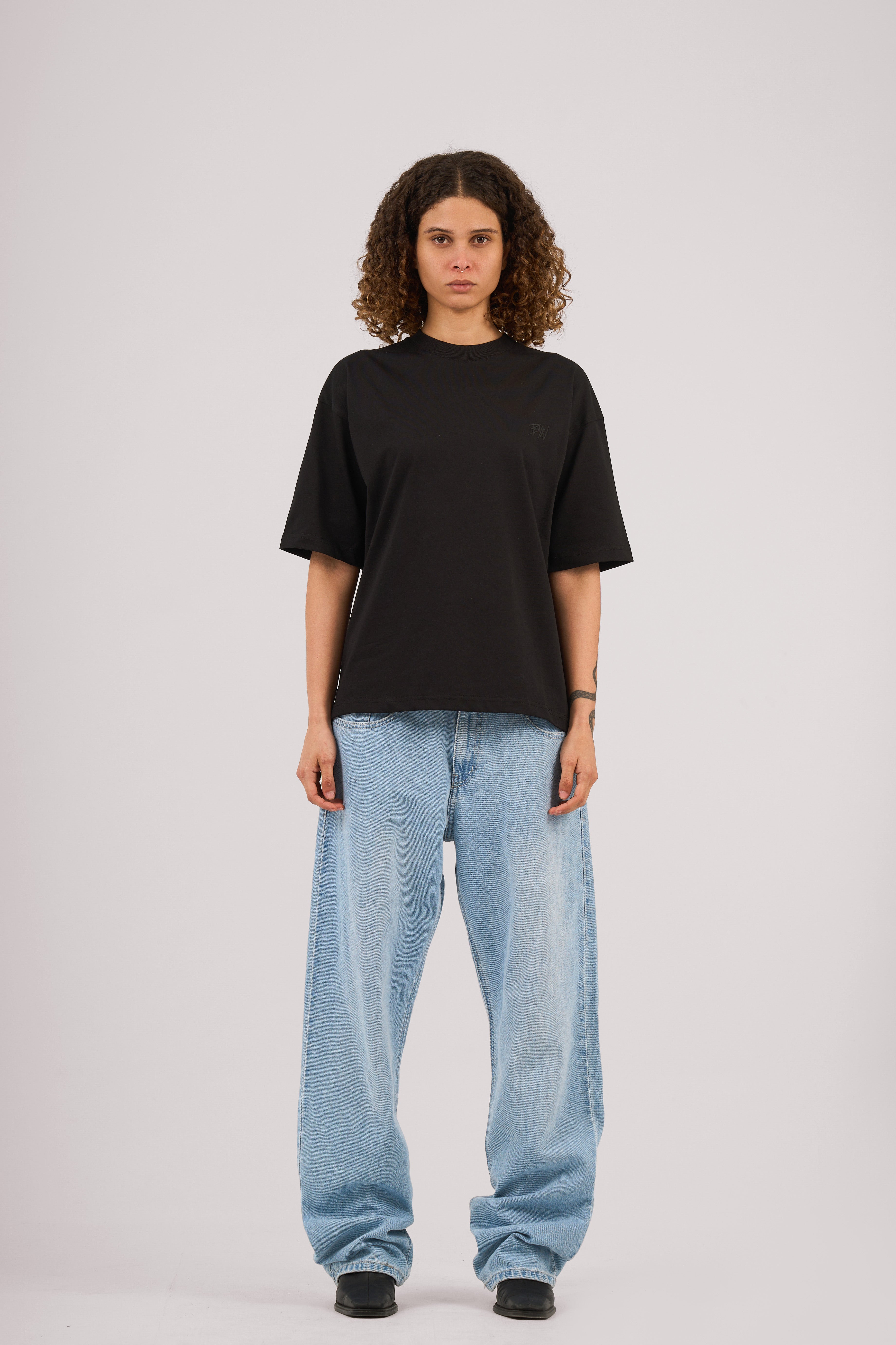 Black Varsity BYN Oversized T-shirt