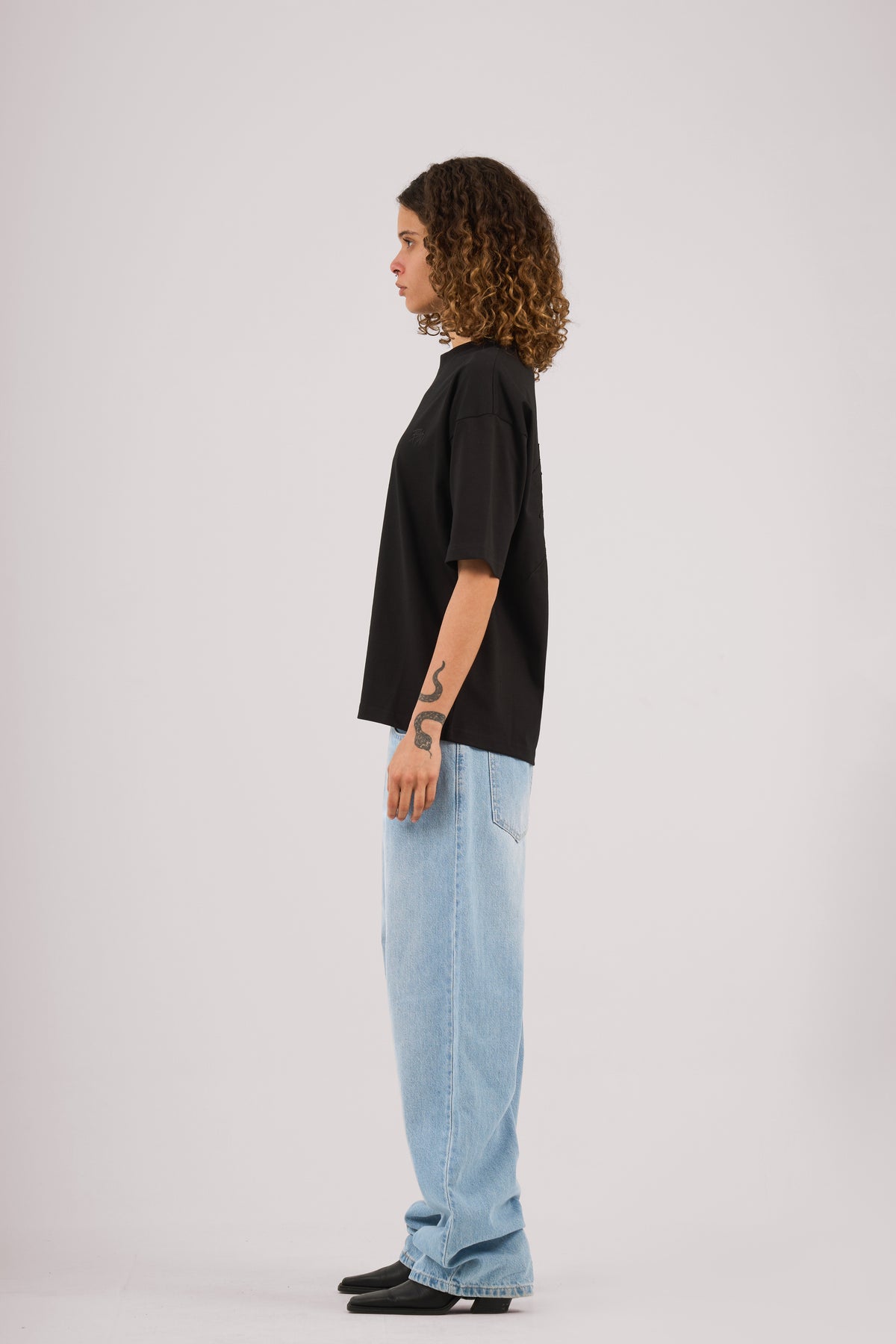 Black Varsity BYN Oversized T-shirt