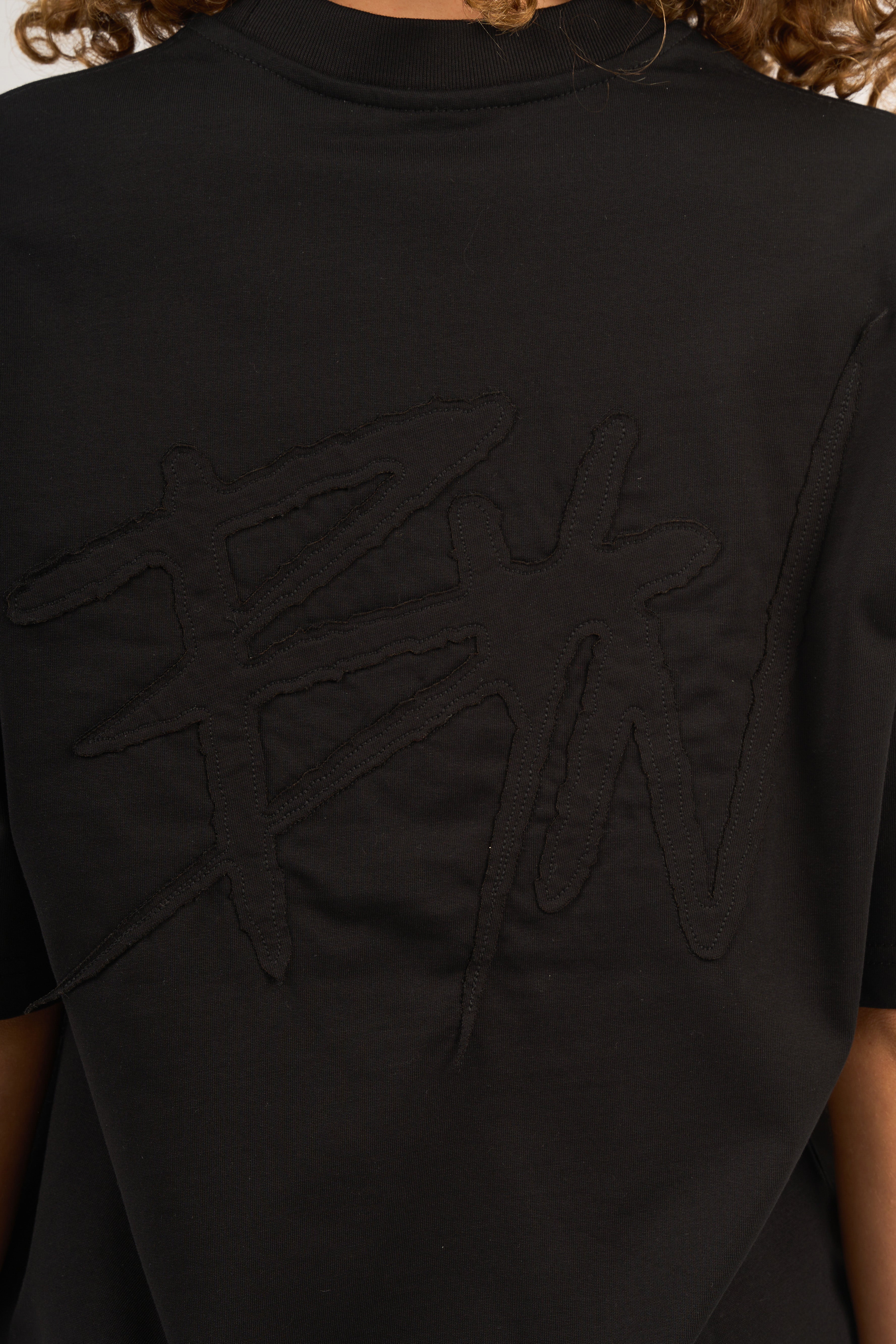 Black Varsity BYN Oversized T-shirt