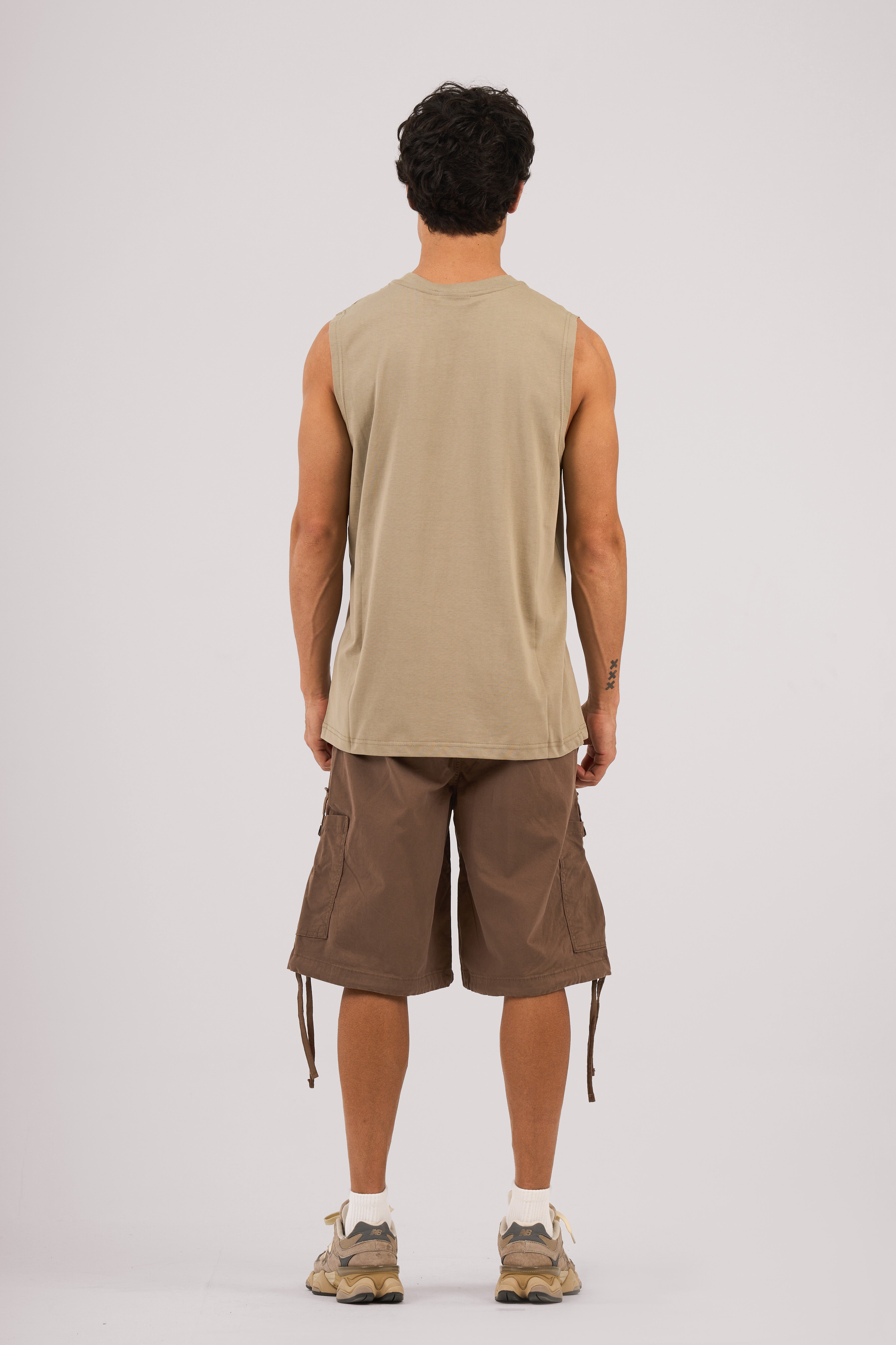 Brown Cargo Shorts