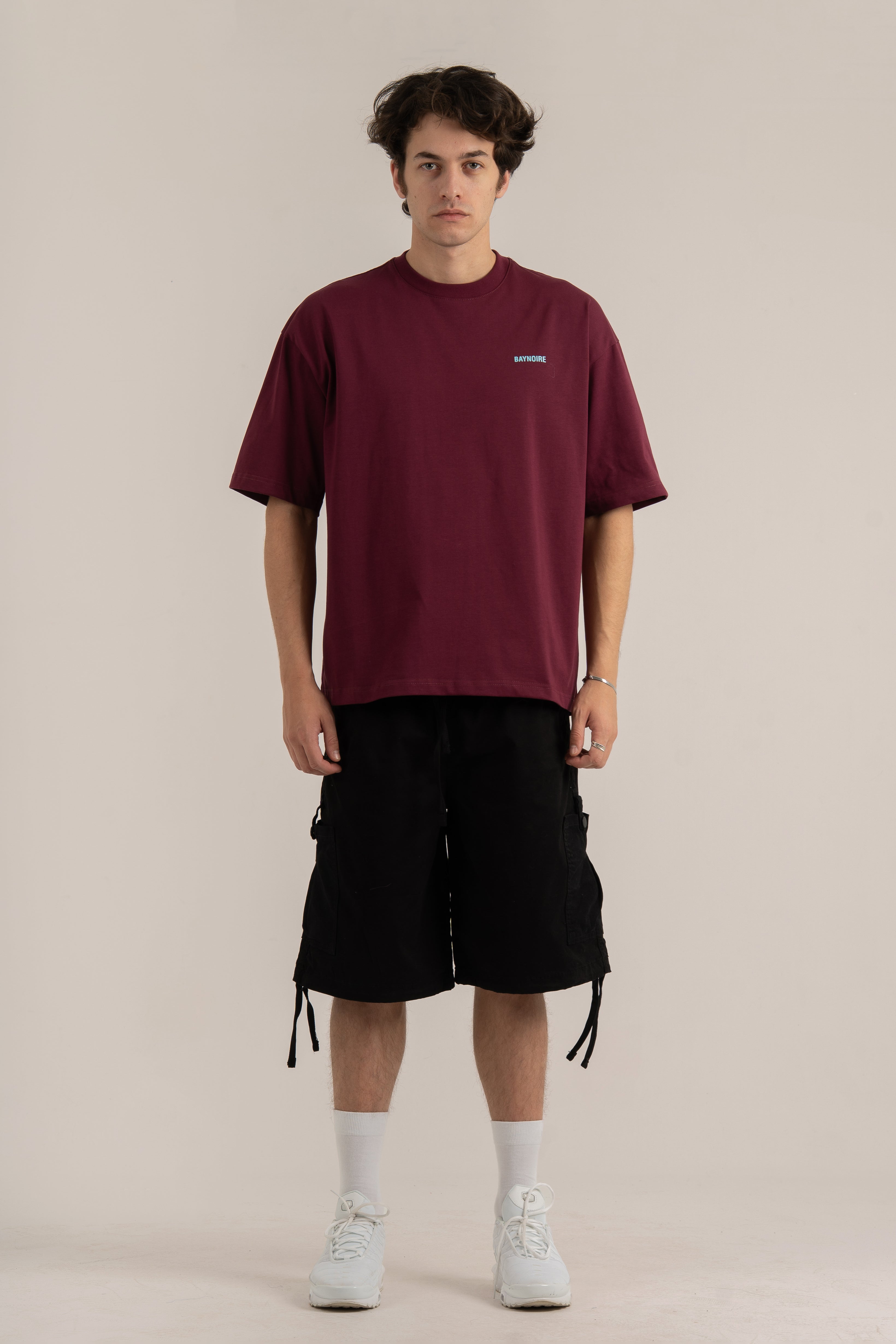 Burgundy Logo II PL Oversized T-shirt